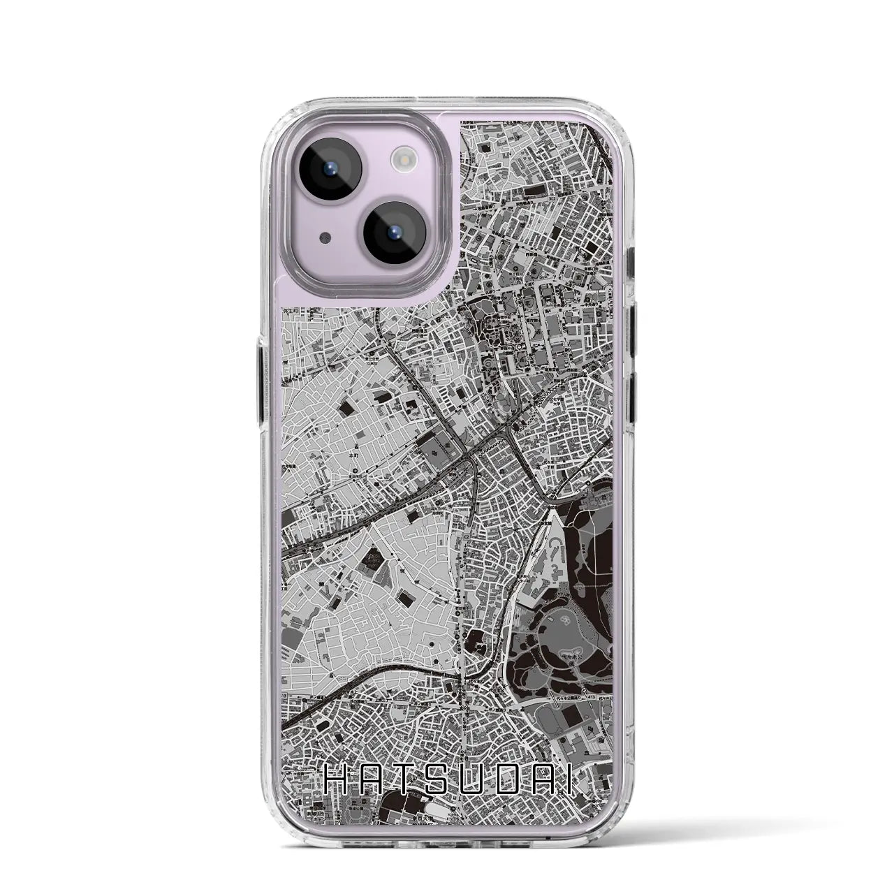 【初台(東京都)】地図柄iPhoneケース(MagSafeタイプ)