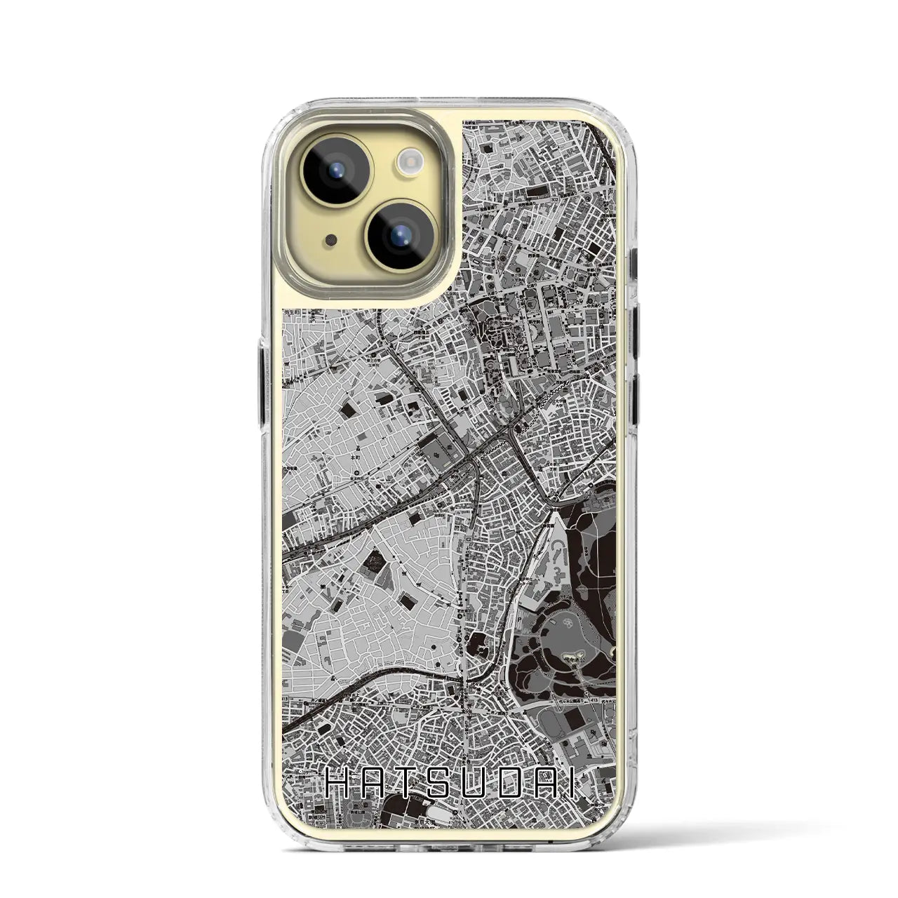 【初台(東京都)】地図柄iPhoneケース(MagSafeタイプ)