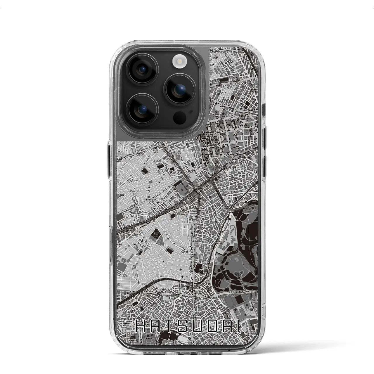 【初台(東京都)】地図柄iPhoneケース(MagSafeタイプ)
