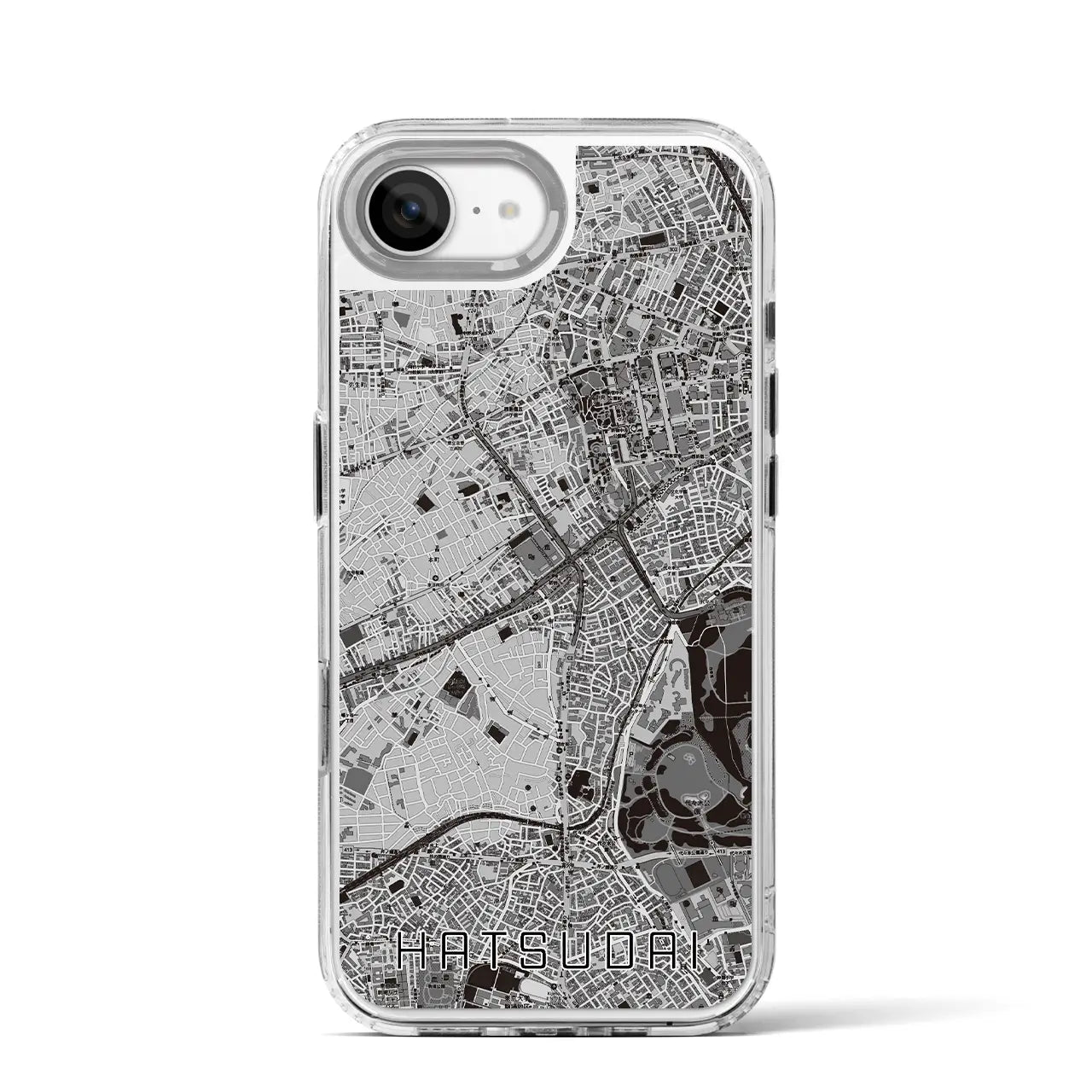 【初台(東京都)】地図柄iPhoneケース(MagSafeタイプ)