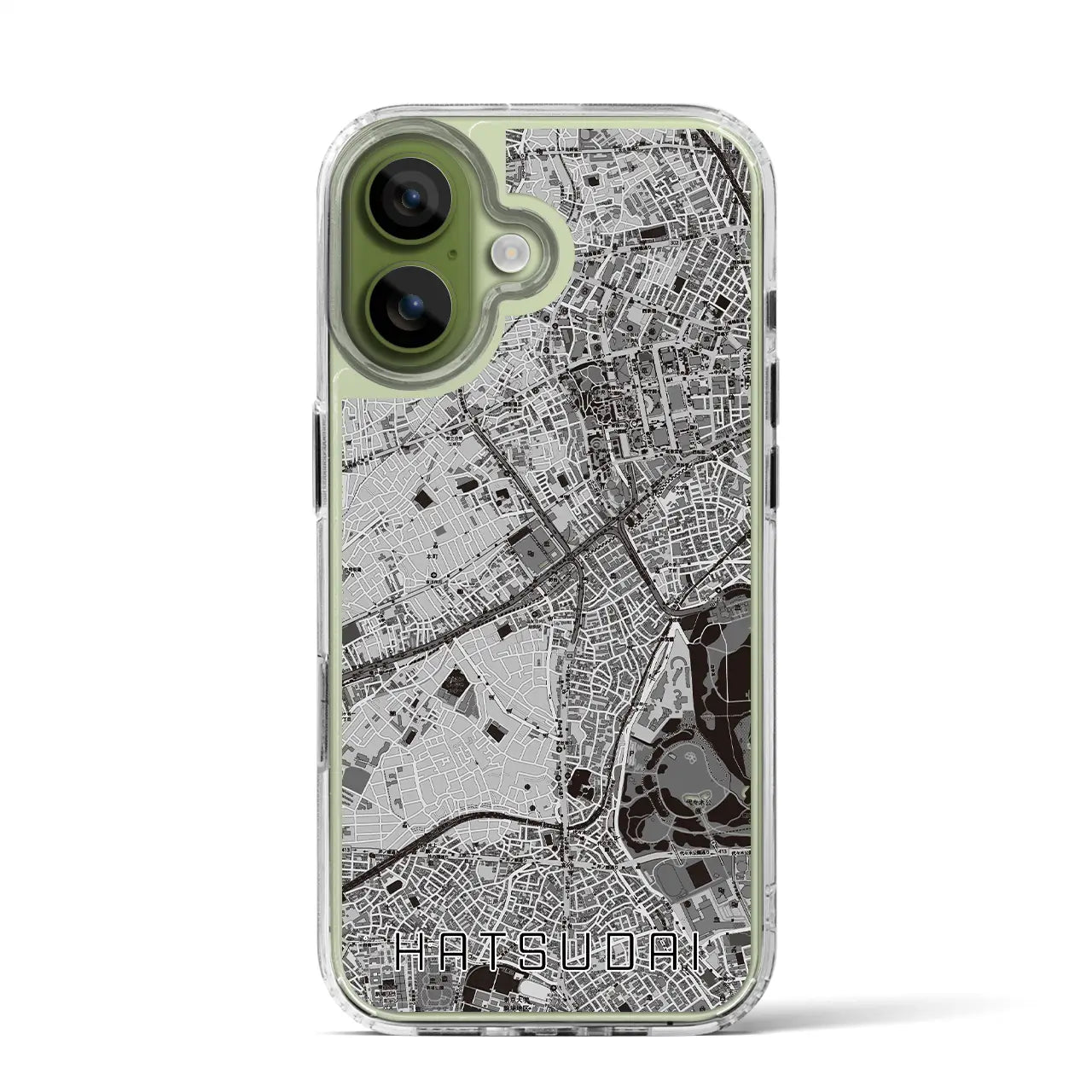 【初台(東京都)】地図柄iPhoneケース(MagSafeタイプ)