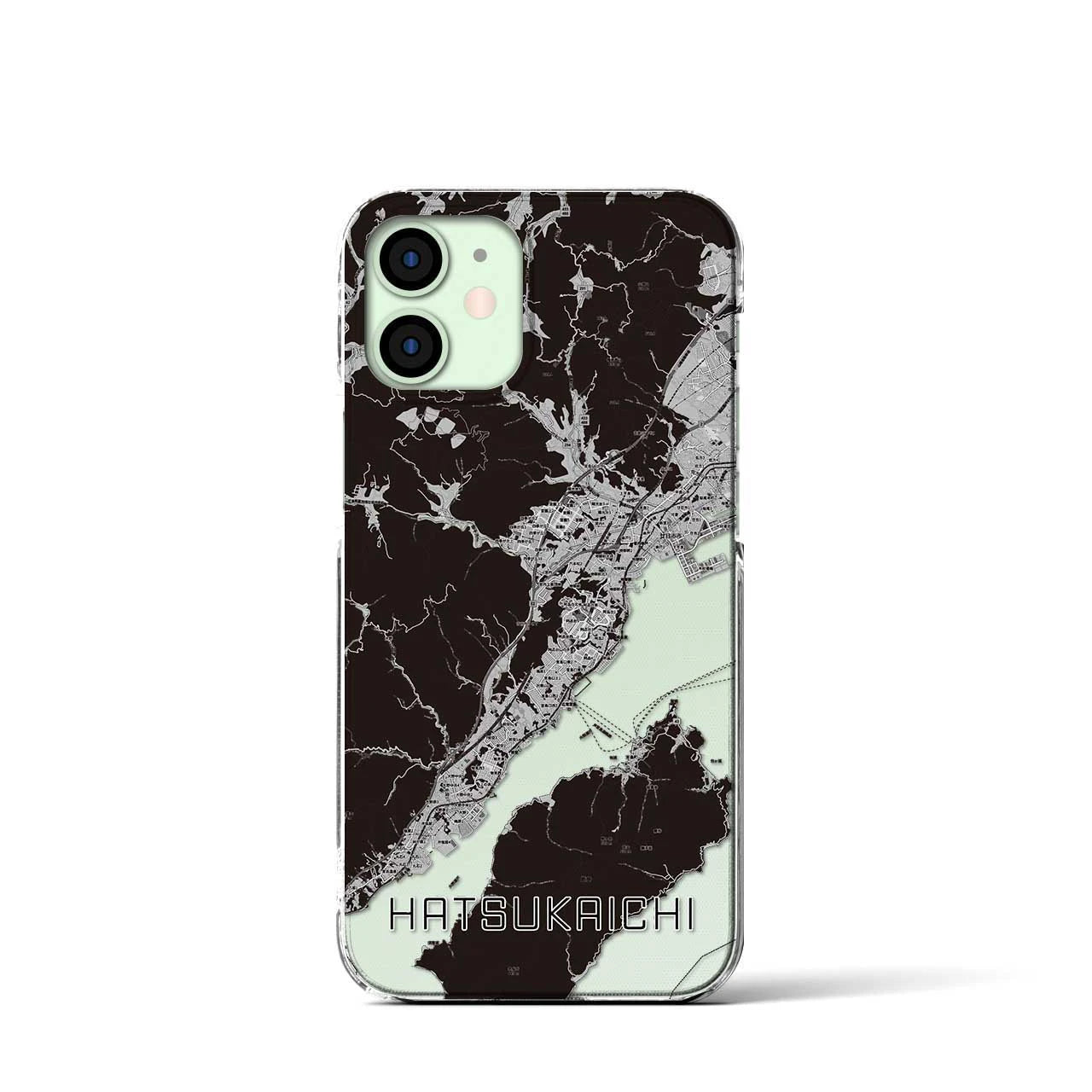 【廿日市(広島県)】地図柄iPhoneケース(クリアタイプ)