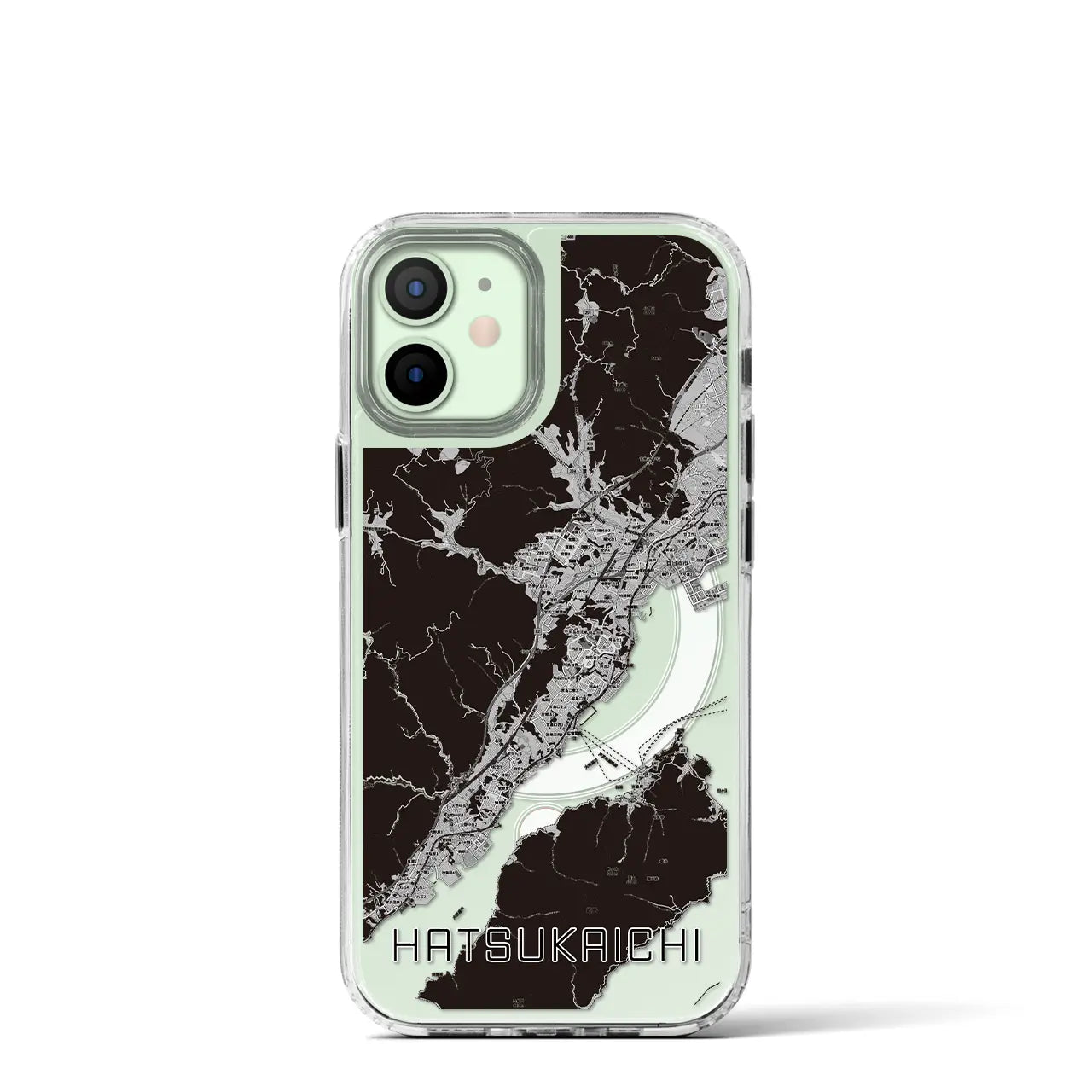 【廿日市(広島県)】地図柄iPhoneケース(MagSafeタイプ)