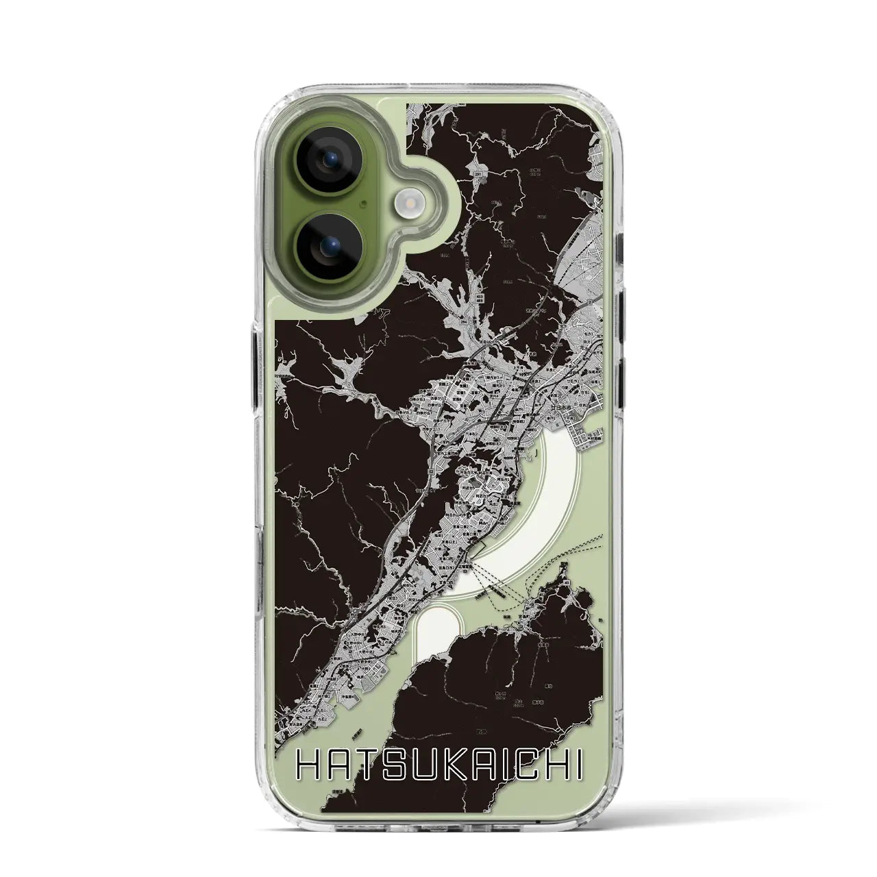 【廿日市(広島県)】地図柄iPhoneケース(MagSafeタイプ)