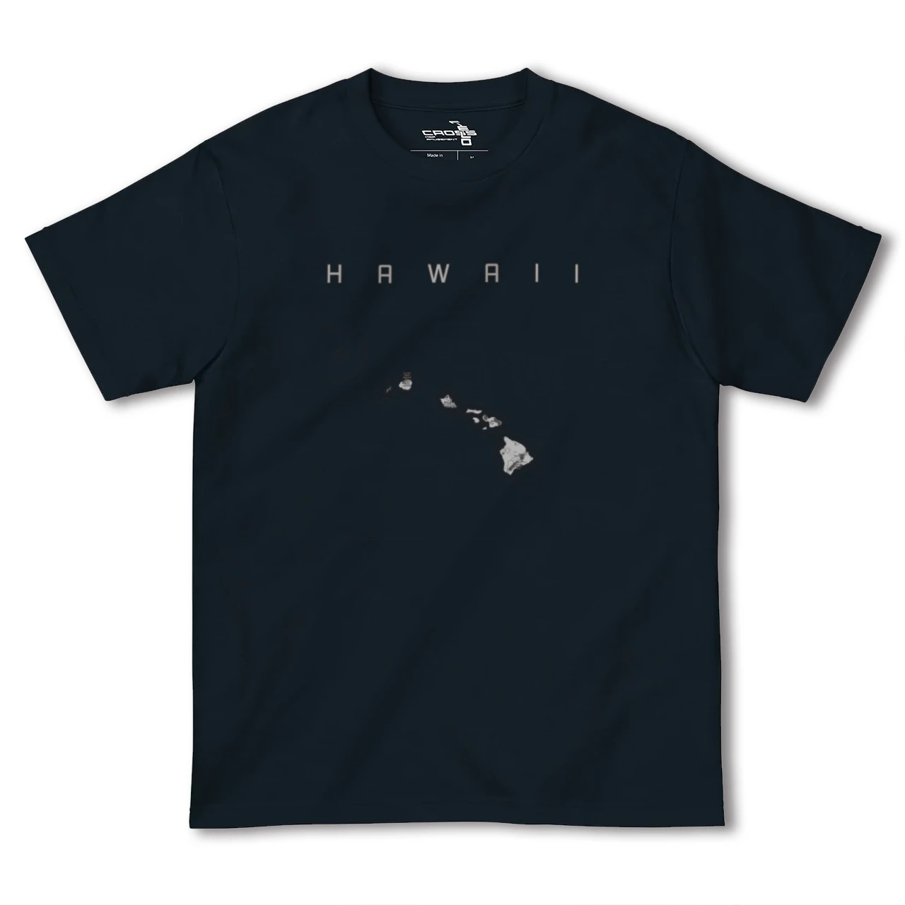 【ハワイ(アメリカ)】地図柄ヘビーウェイトTシャツ
