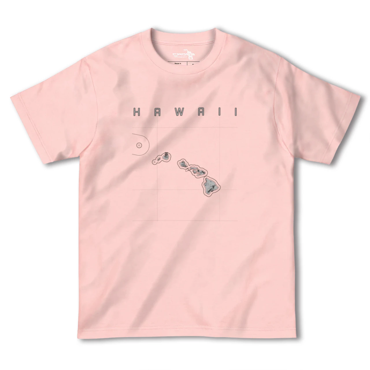 【ハワイ(アメリカ)】地図柄ヘビーウェイトTシャツ
