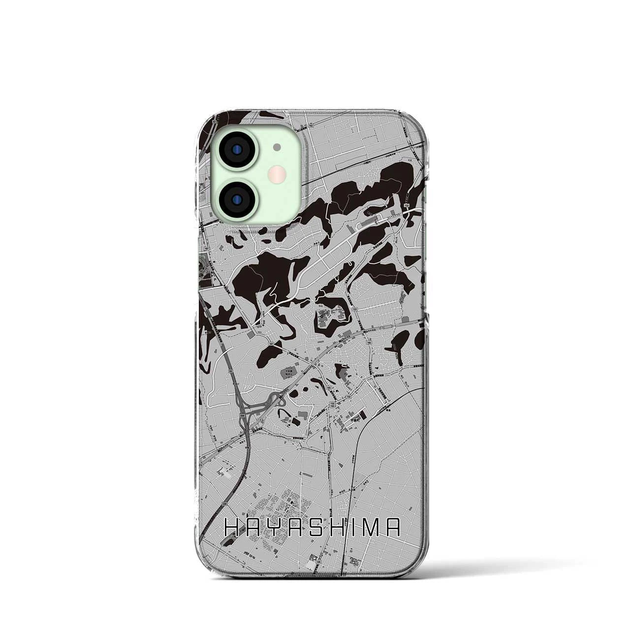 【早島(岡山県)】地図柄iPhoneケース(クリアタイプ)