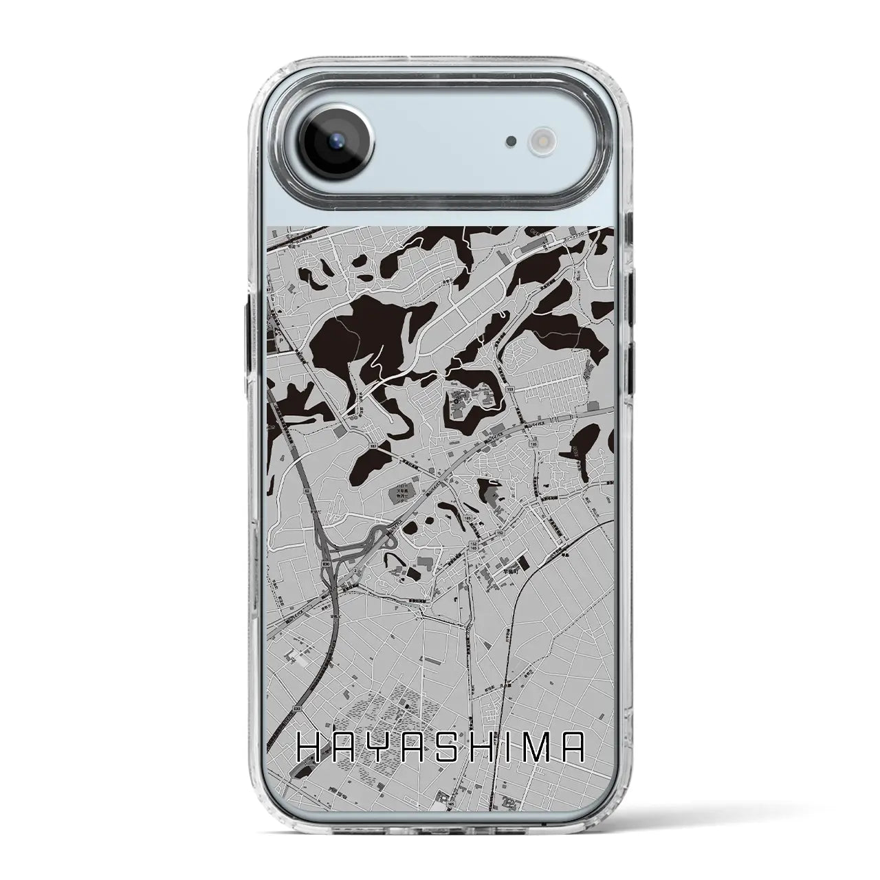 【早島(岡山県)】地図柄iPhoneケース(MagSafeタイプ)