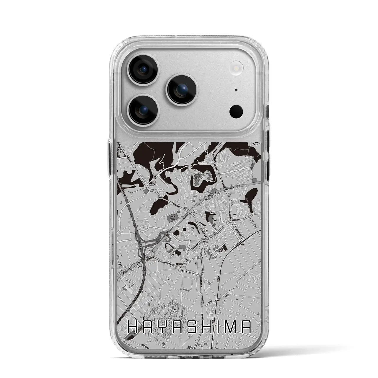 【早島(岡山県)】地図柄iPhoneケース(MagSafeタイプ)