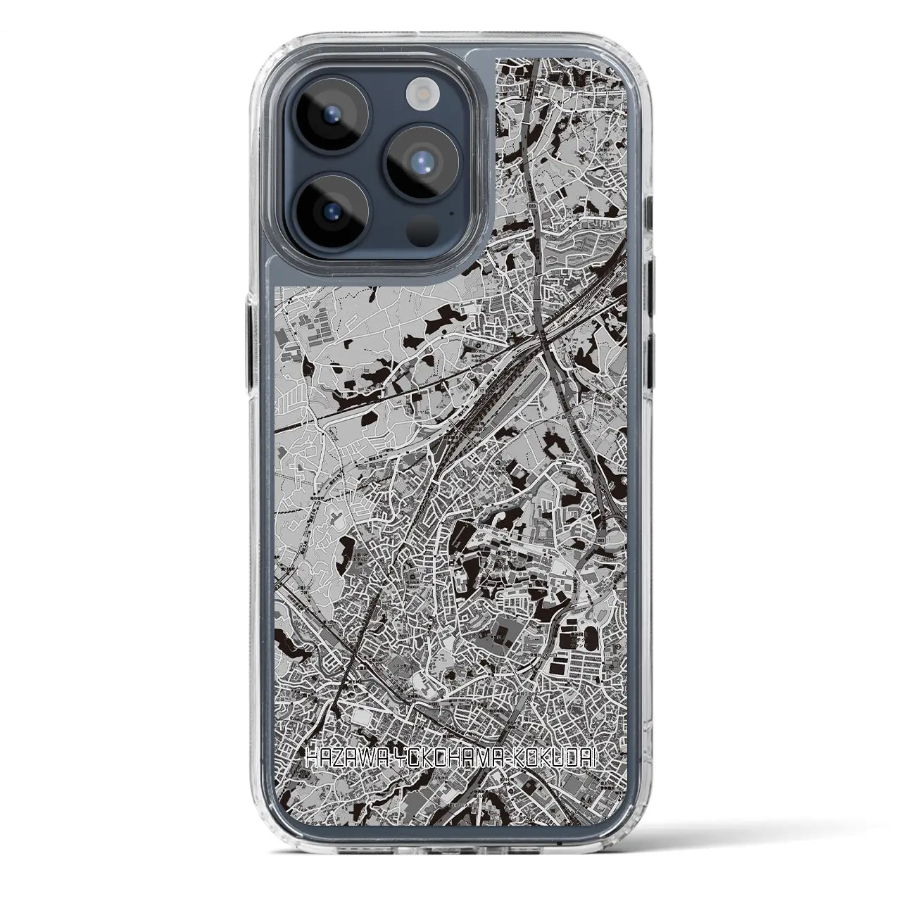 【羽沢横浜国大(神奈川県)】地図柄iPhoneケース(MagSafeタイプ)