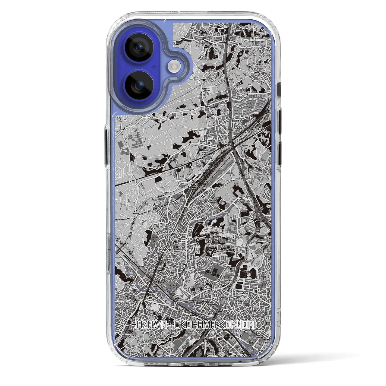 【羽沢横浜国大(神奈川県)】地図柄iPhoneケース(MagSafeタイプ)