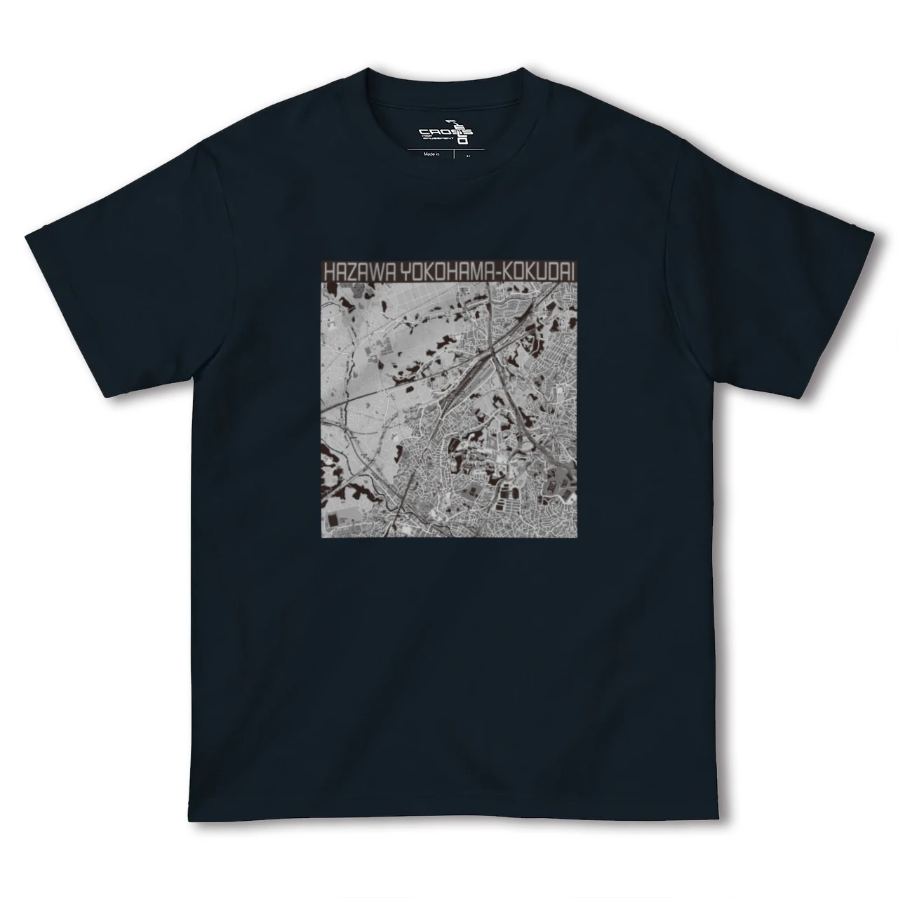 【羽沢横浜国大(神奈川県)】地図柄ヘビーウェイトTシャツ