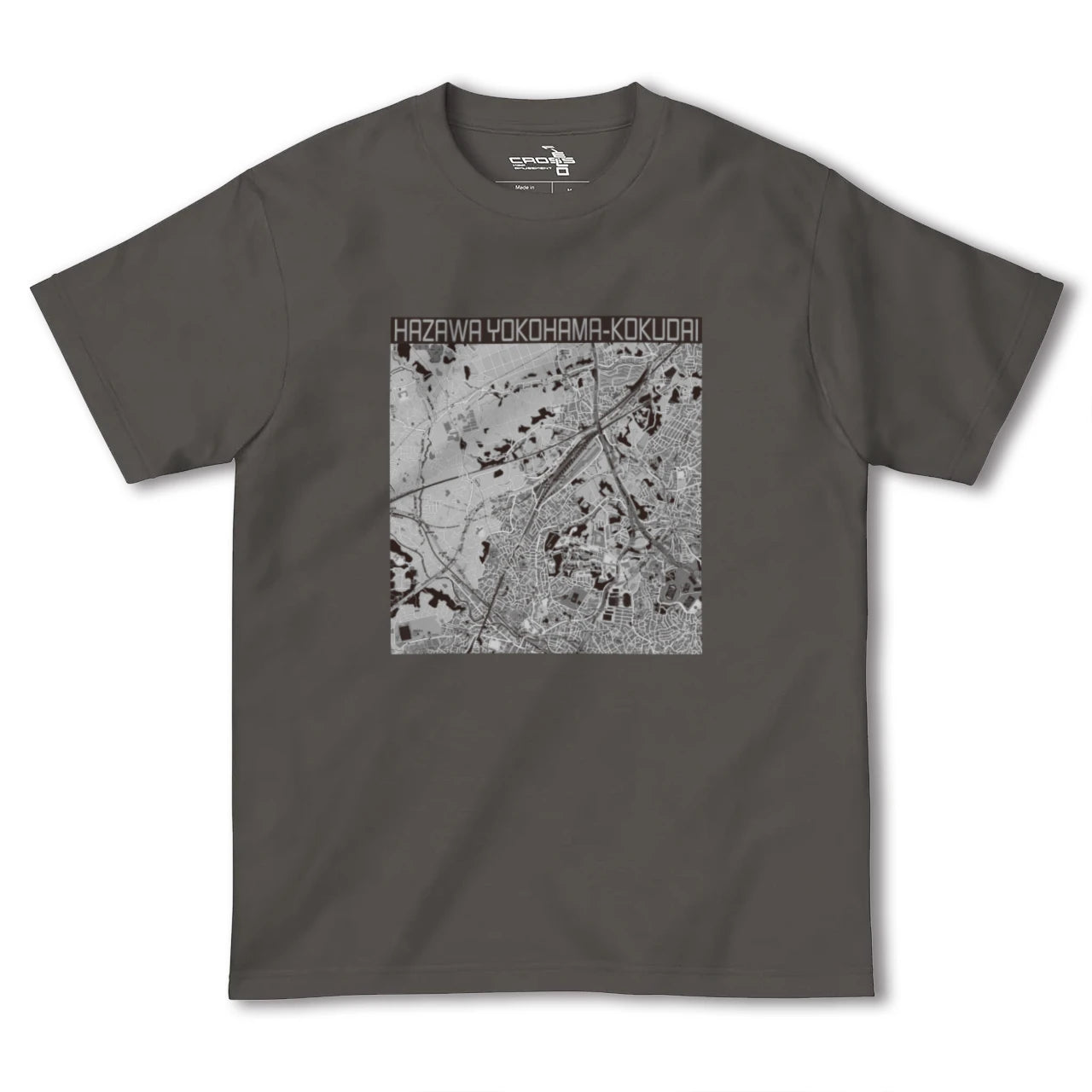 【羽沢横浜国大(神奈川県)】地図柄ヘビーウェイトTシャツ