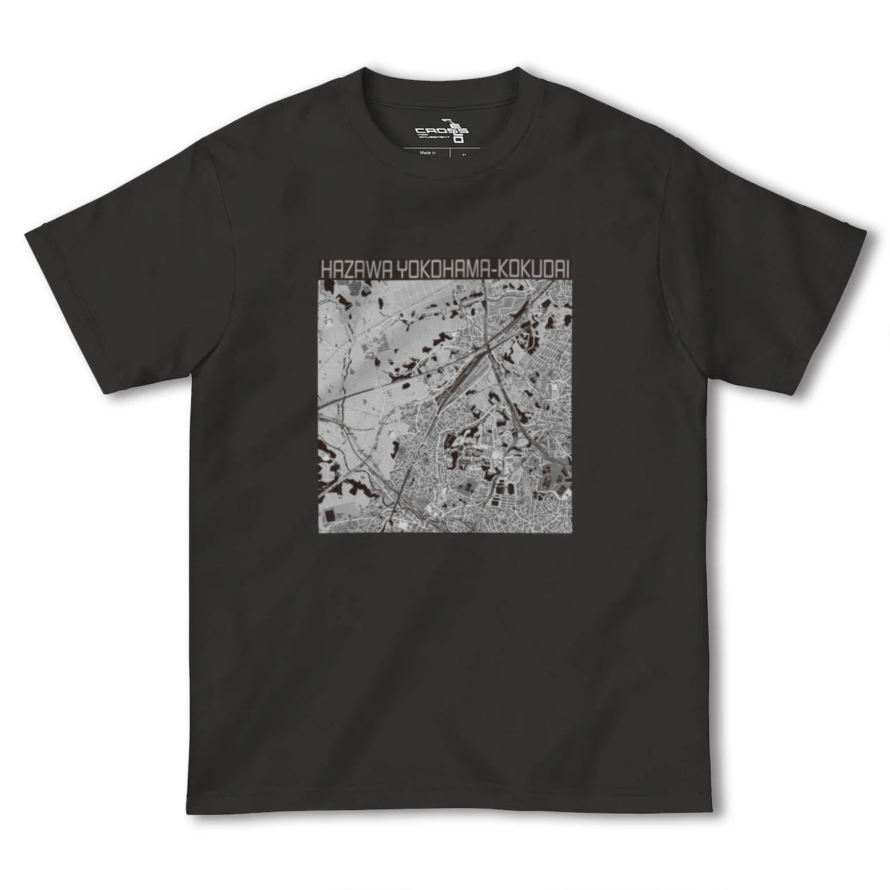 【羽沢横浜国大(神奈川県)】地図柄ヘビーウェイトTシャツ