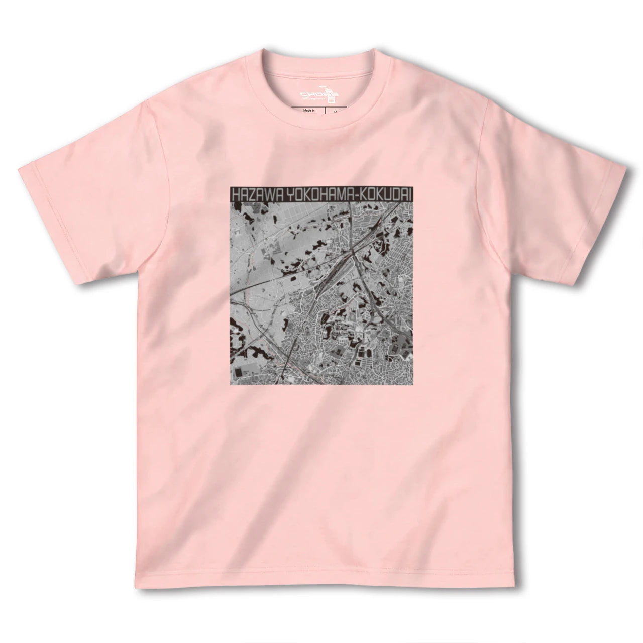 【羽沢横浜国大(神奈川県)】地図柄ヘビーウェイトTシャツ