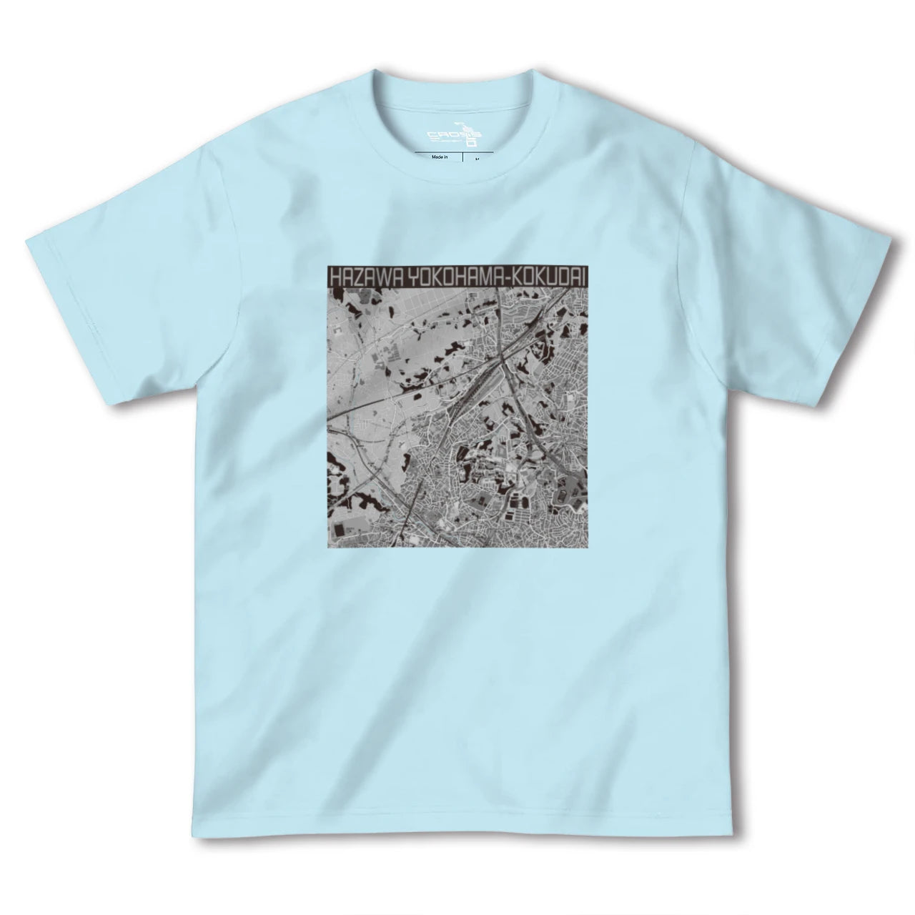 【羽沢横浜国大(神奈川県)】地図柄ヘビーウェイトTシャツ