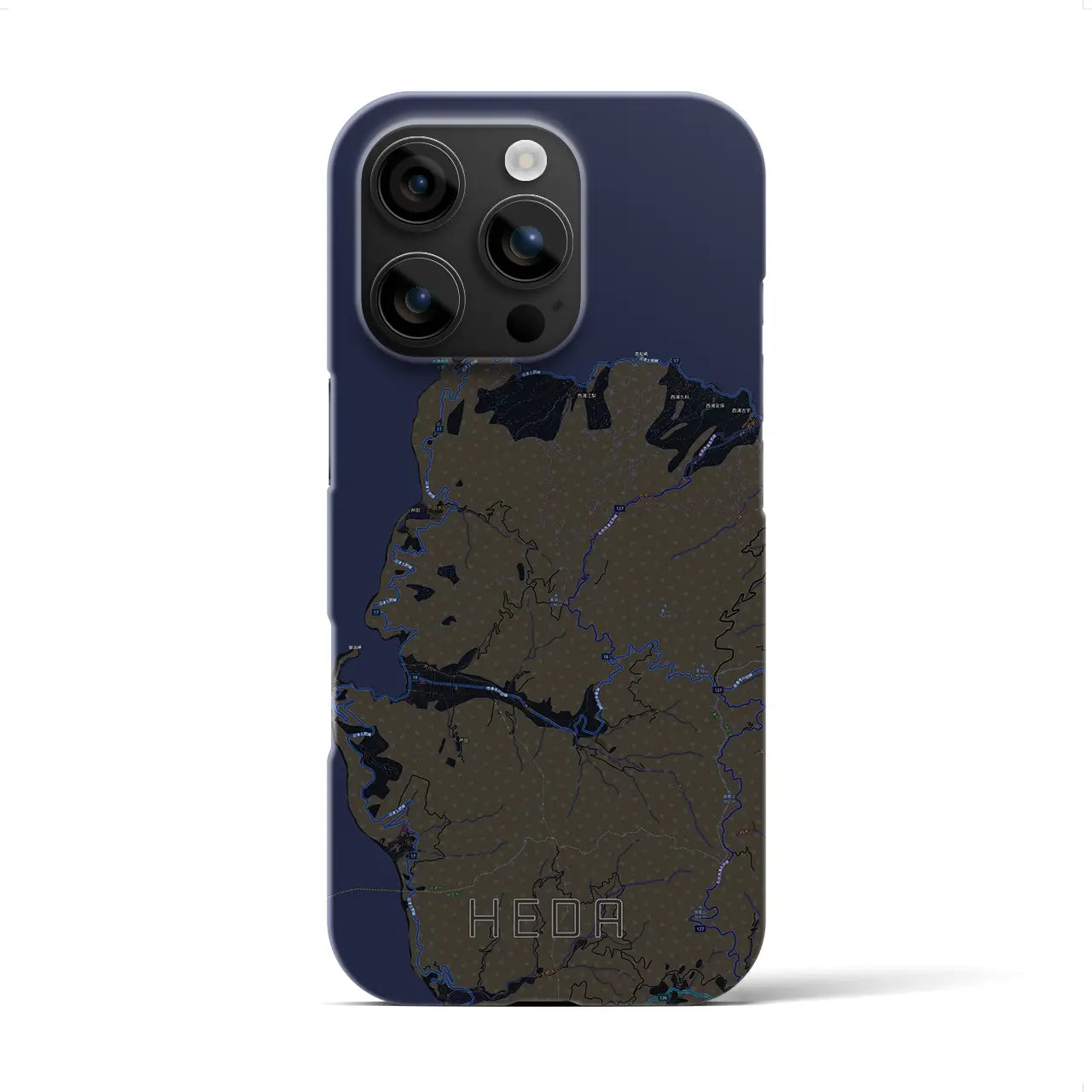 【戸田(静岡県)】地図柄iPhoneケース(バックカバータイプ)