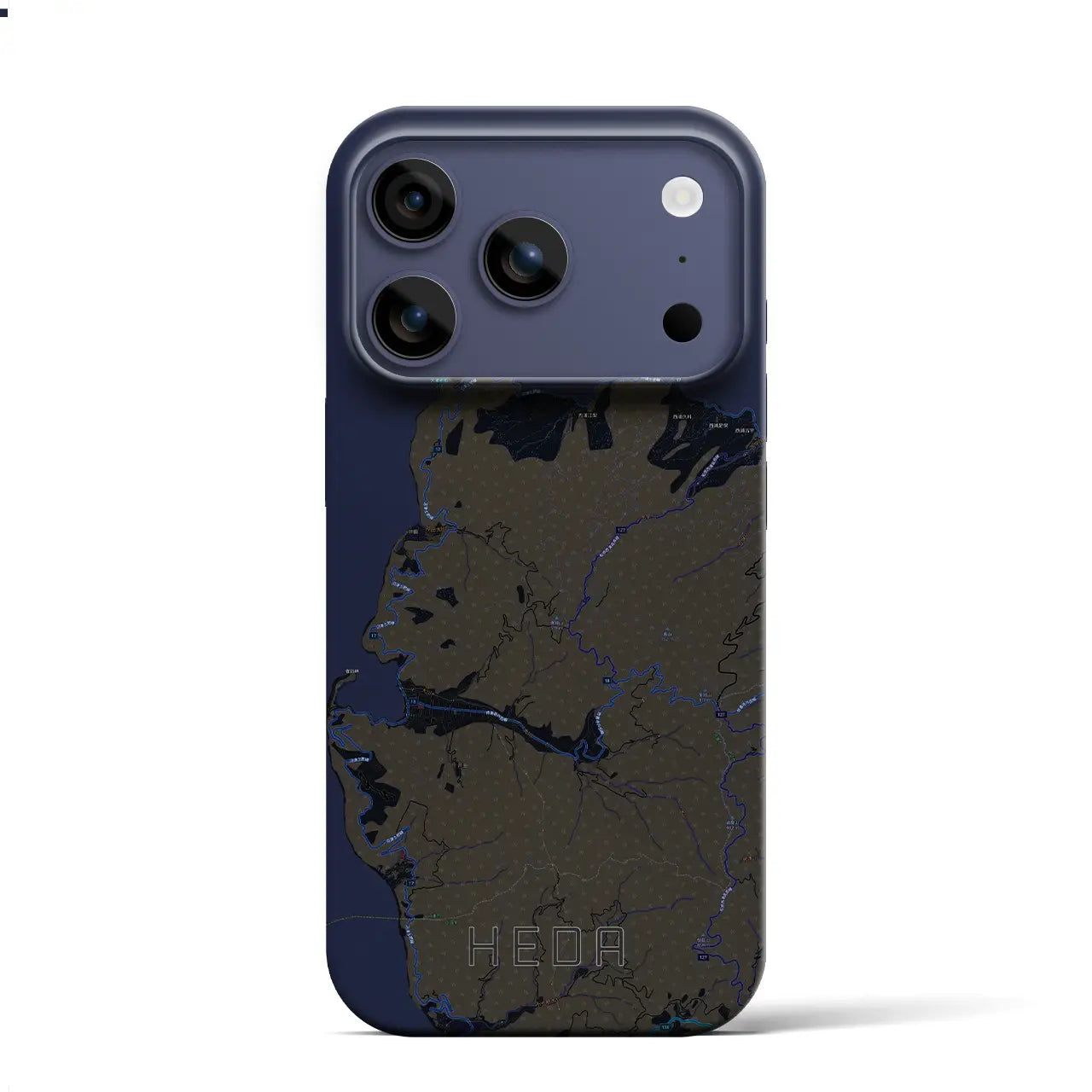 【戸田(静岡県)】地図柄iPhoneケース(バックカバータイプ)