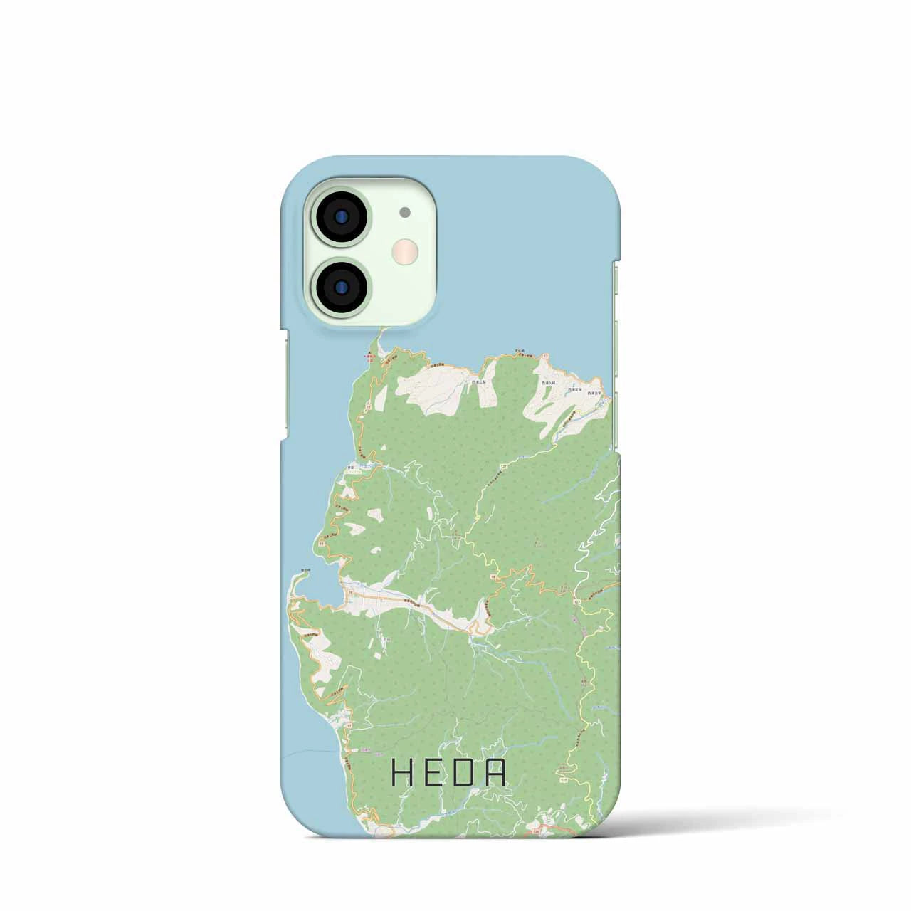 【戸田(静岡県)】地図柄iPhoneケース(バックカバータイプ)