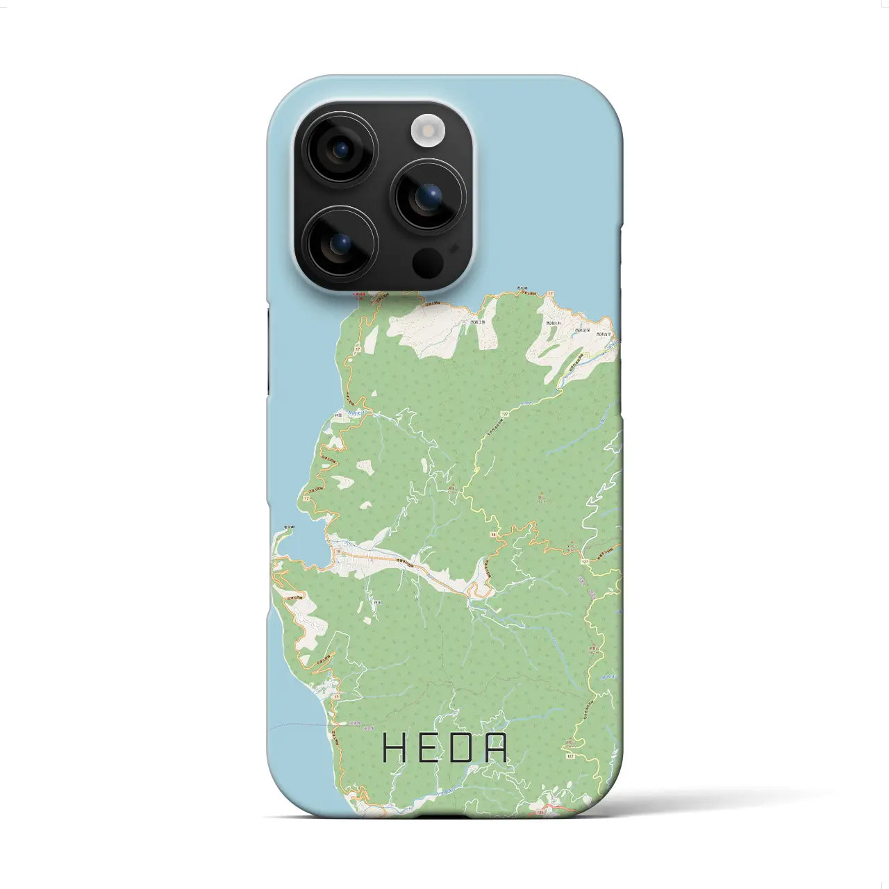 【戸田(静岡県)】地図柄iPhoneケース(バックカバータイプ)