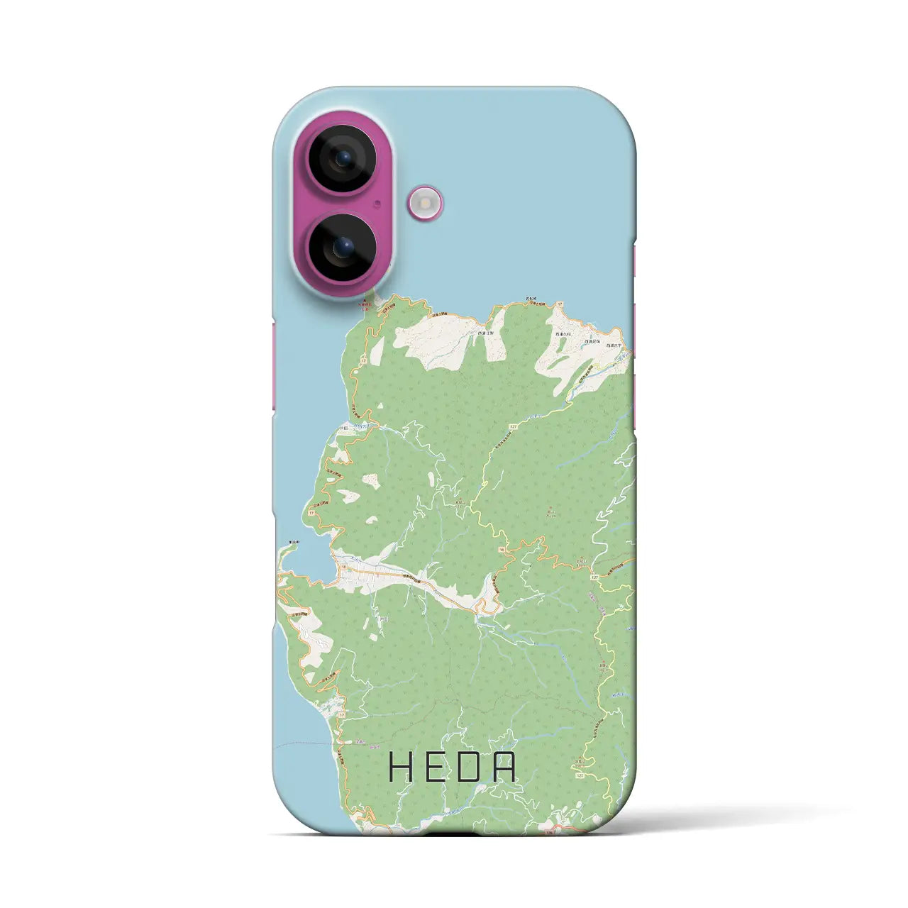 【戸田(静岡県)】地図柄iPhoneケース(バックカバータイプ)