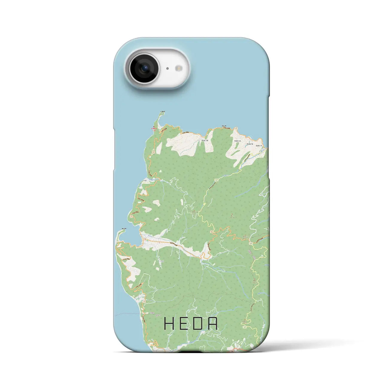 【戸田(静岡県)】地図柄iPhoneケース(バックカバータイプ)