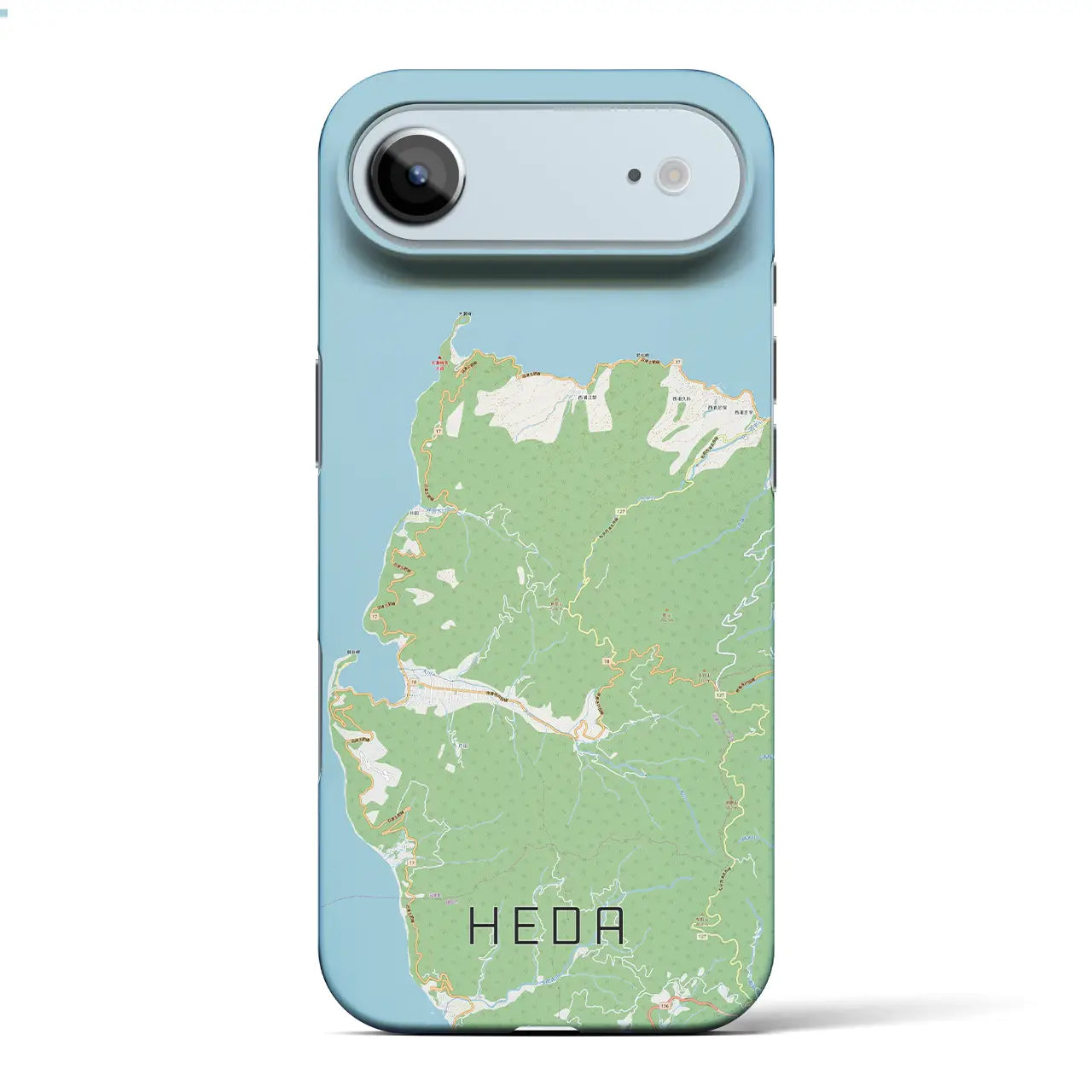 【戸田(静岡県)】地図柄iPhoneケース(バックカバータイプ)