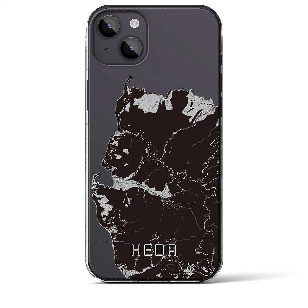 【戸田(静岡県)】地図柄iPhoneケース(クリアタイプ)