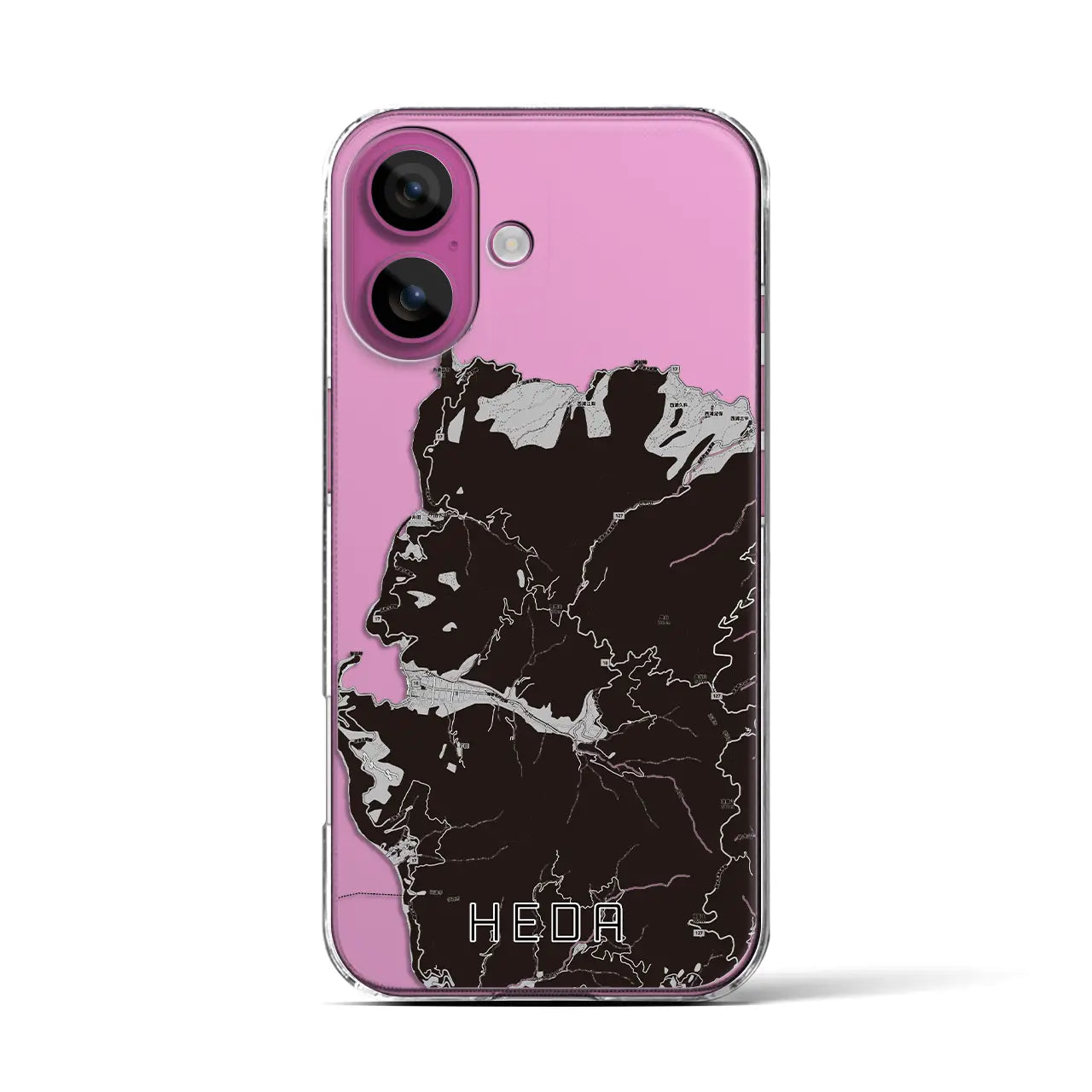 【戸田(静岡県)】地図柄iPhoneケース(クリアタイプ)