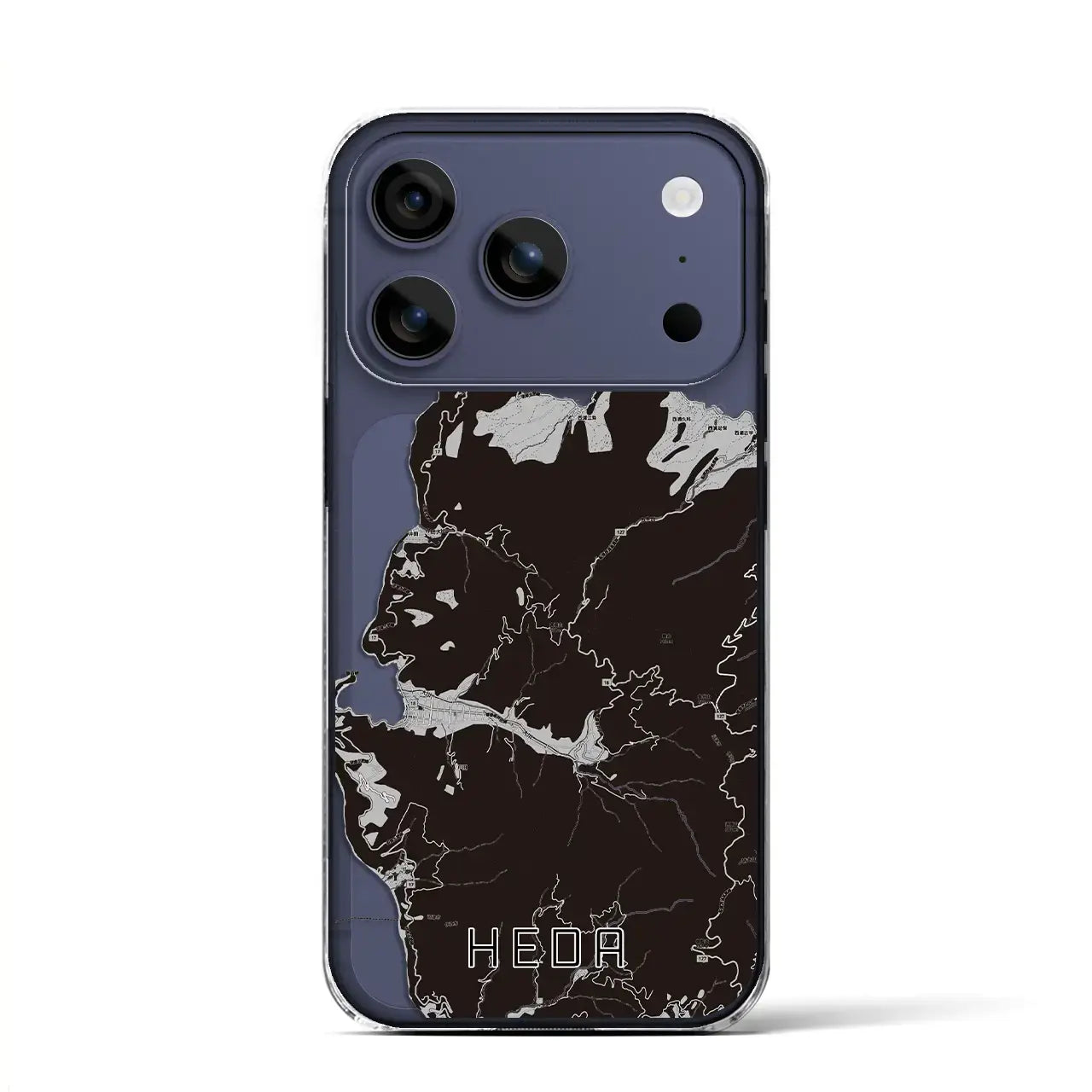 【戸田(静岡県)】地図柄iPhoneケース(クリアタイプ)