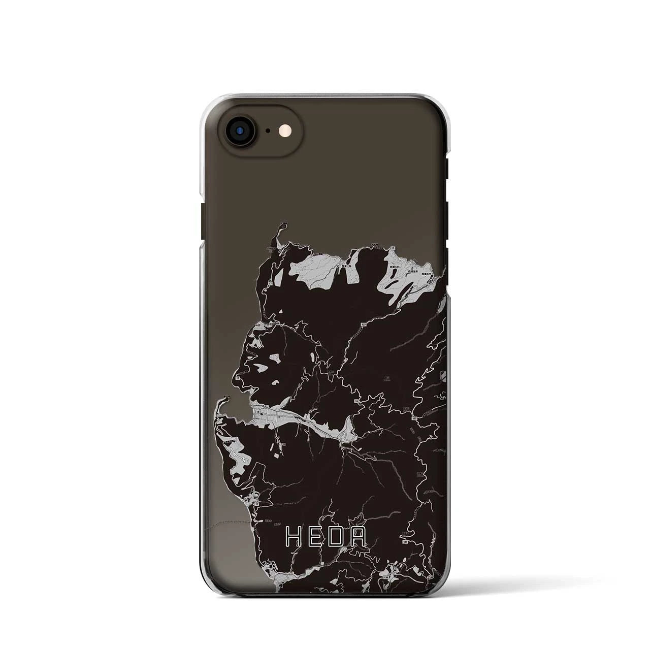 【戸田(静岡県)】地図柄iPhoneケース(クリアタイプ)