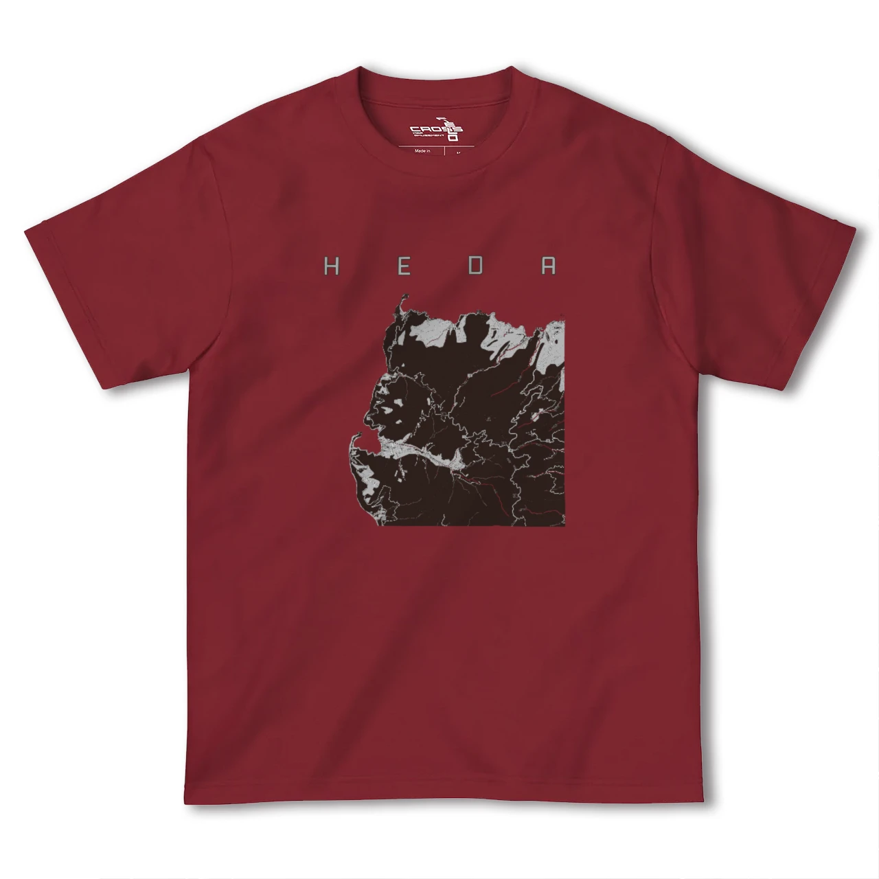 【戸田(静岡県)(静岡県)】地図柄ヘビーウェイトTシャツ