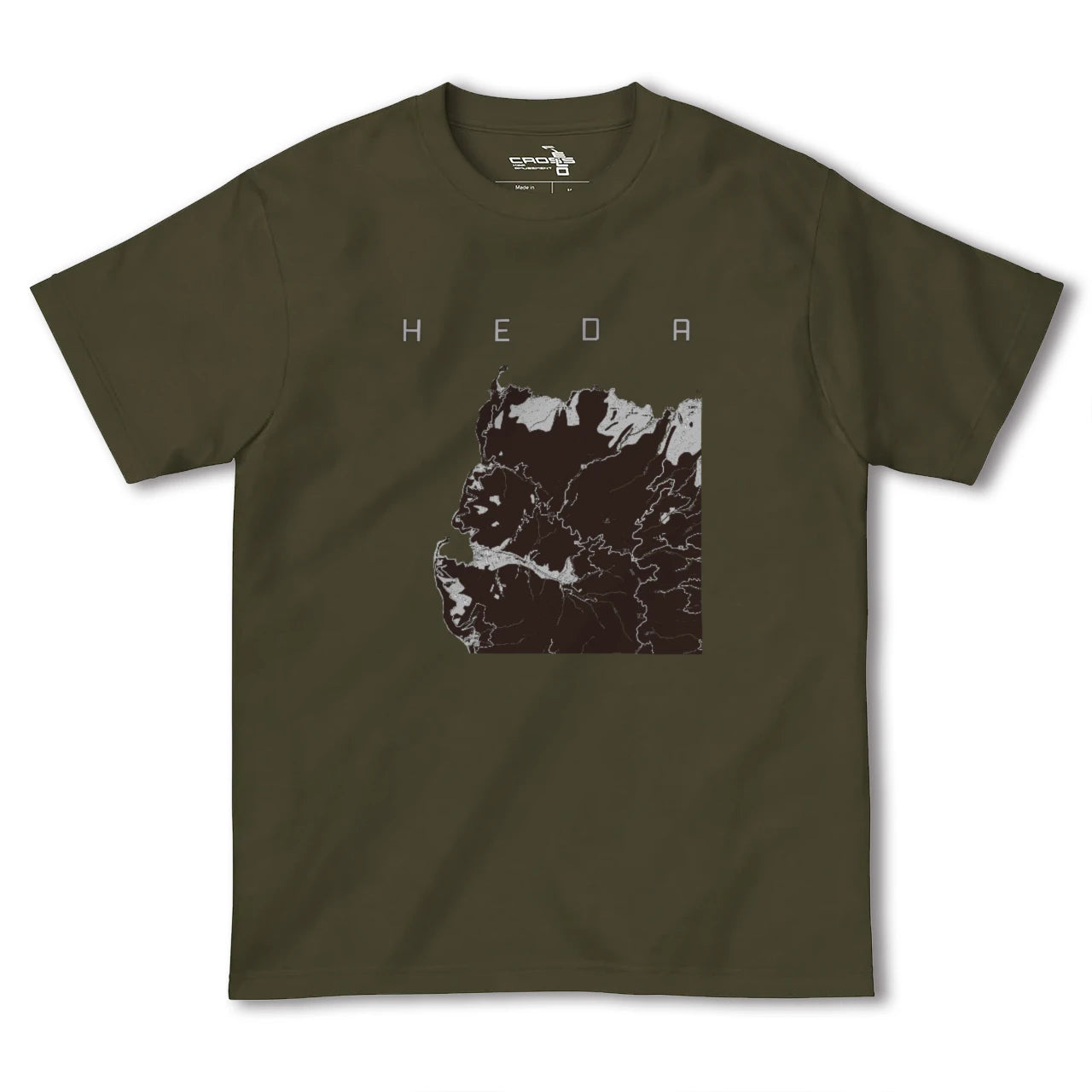 【戸田(静岡県)(静岡県)】地図柄ヘビーウェイトTシャツ