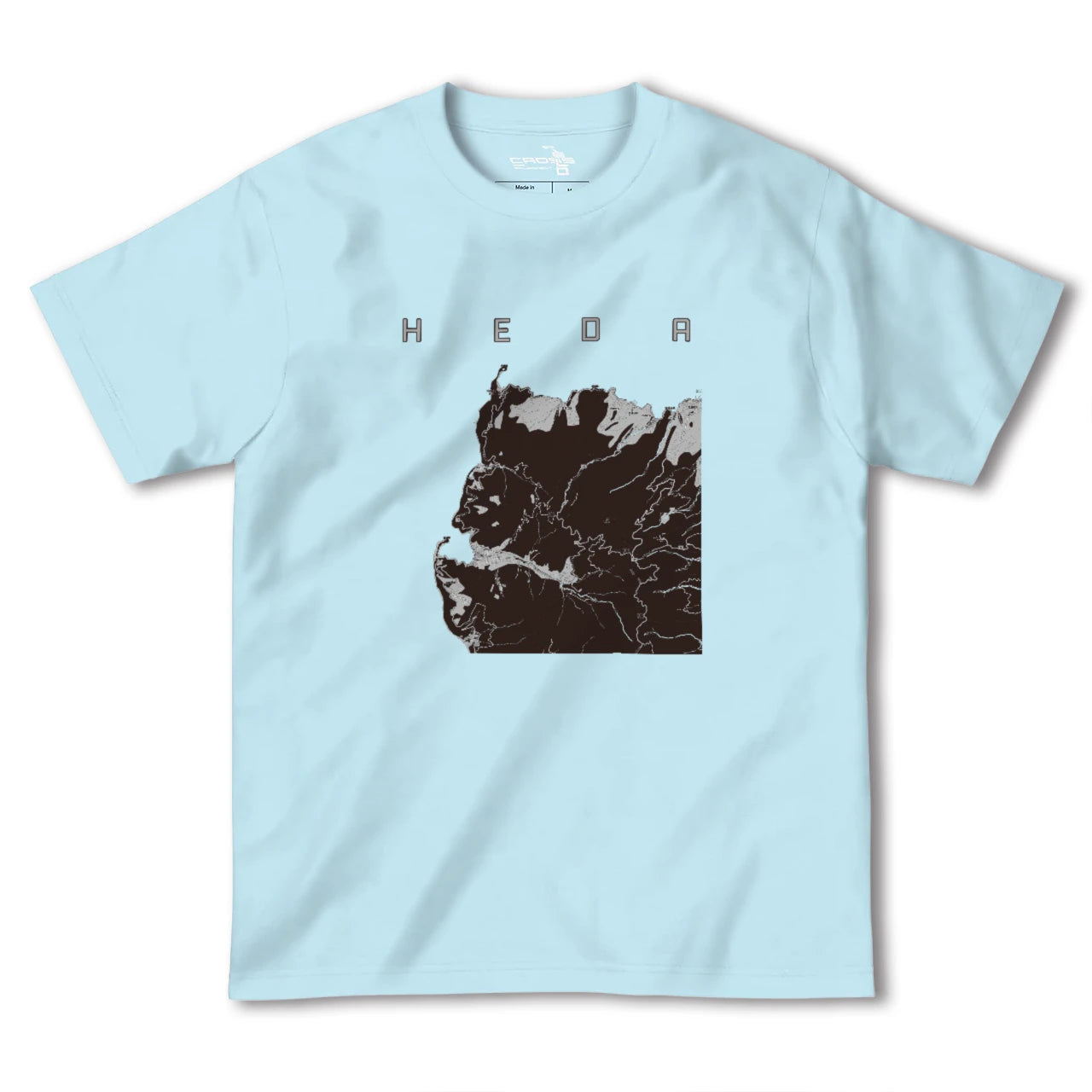 【戸田(静岡県)(静岡県)】地図柄ヘビーウェイトTシャツ