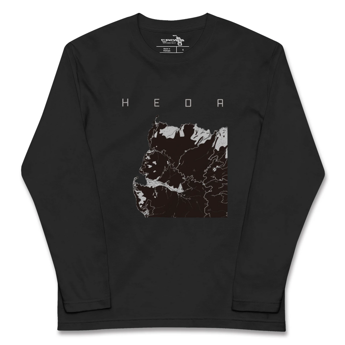 【戸田(静岡県)(静岡県)】地図柄ロングスリーブTシャツ