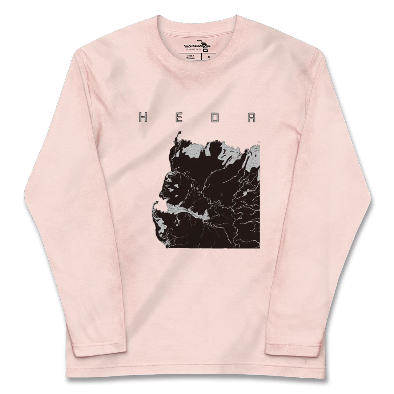 【戸田(静岡県)(静岡県)】地図柄ロングスリーブTシャツ