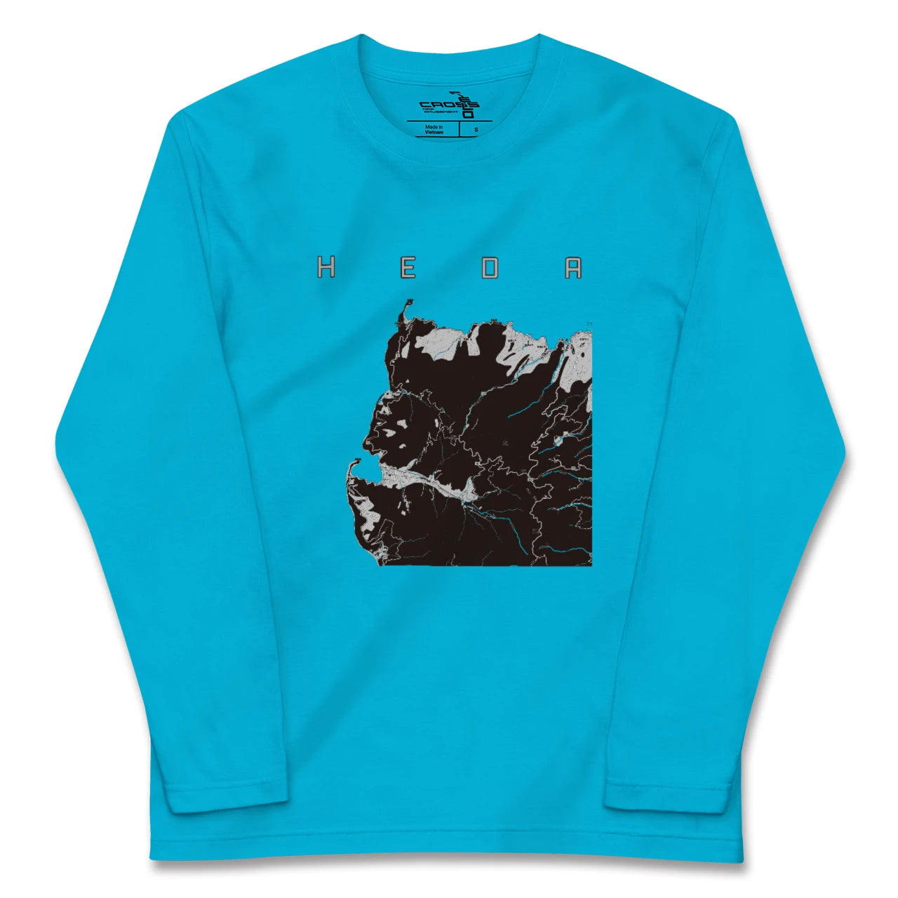 【戸田(静岡県)(静岡県)】地図柄ロングスリーブTシャツ