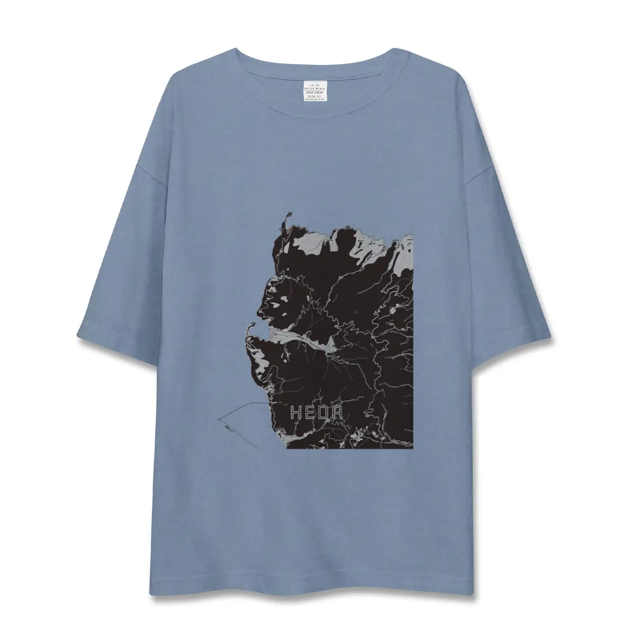 【戸田(静岡県)(静岡県)】地図柄ビッグシルエットTシャツ