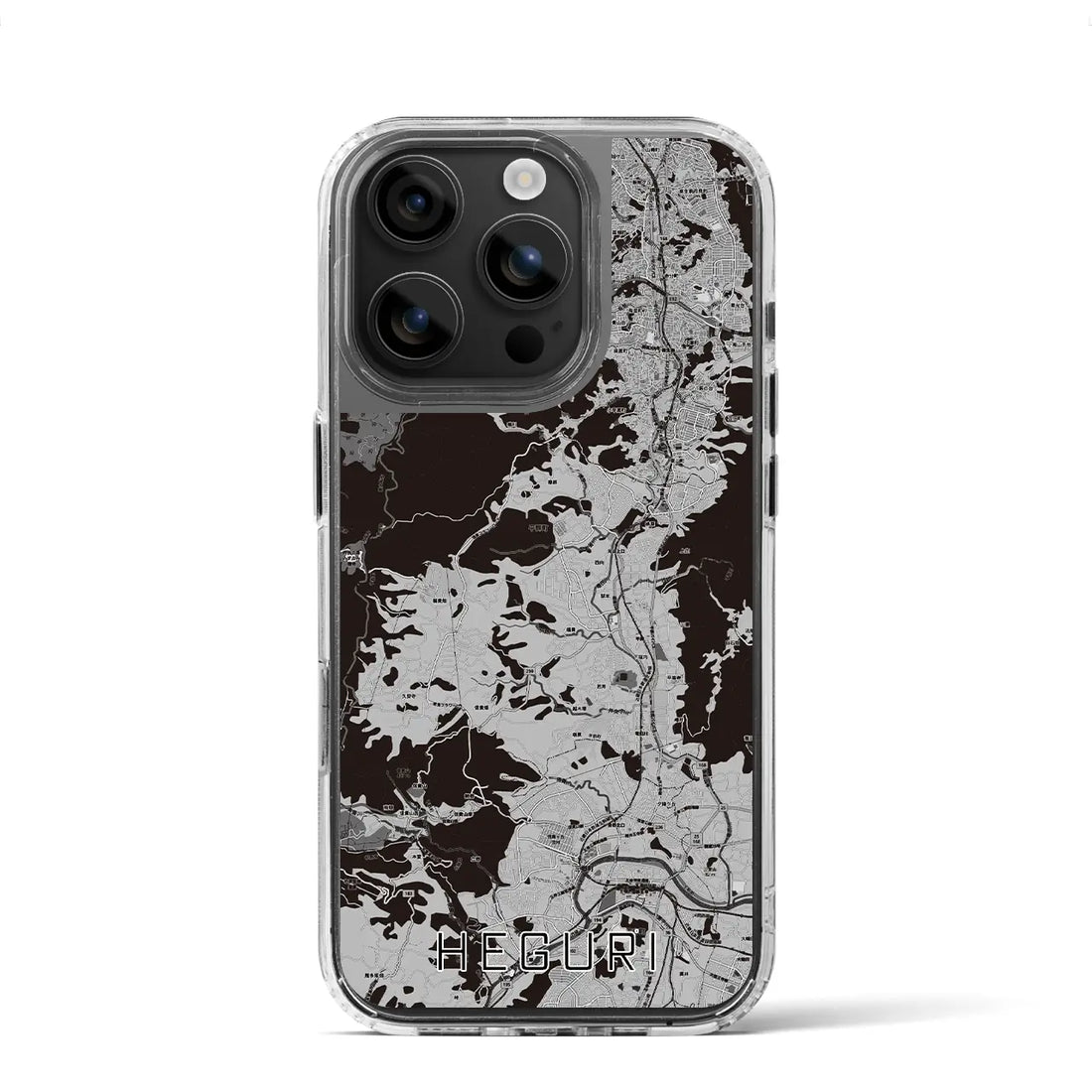 【平群(奈良県)】地図柄iPhoneケース(MagSafeタイプ)