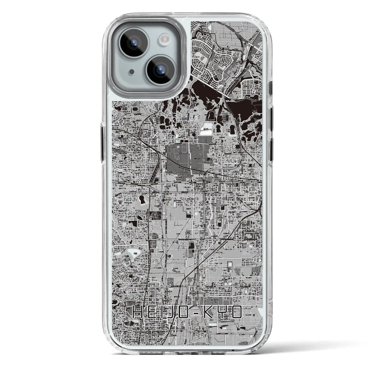 【平城京(奈良県)】地図柄iPhoneケース(MagSafeタイプ)