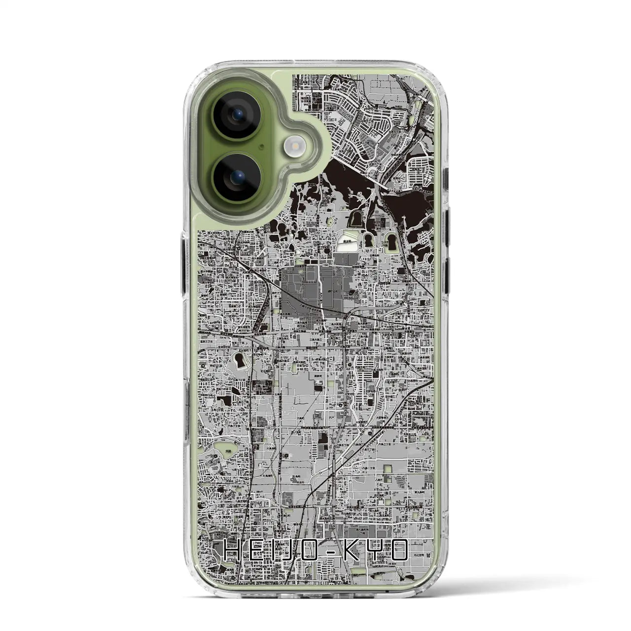 【平城京(奈良県)】地図柄iPhoneケース(MagSafeタイプ)