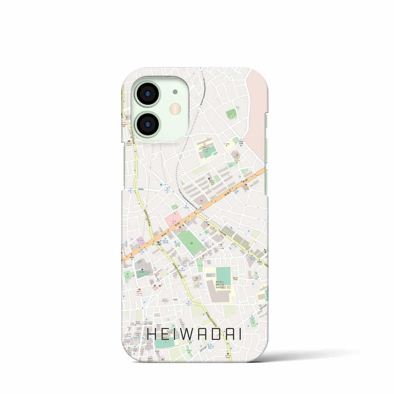 【平和台(東京都)】地図柄iPhoneケース(バックカバータイプ)