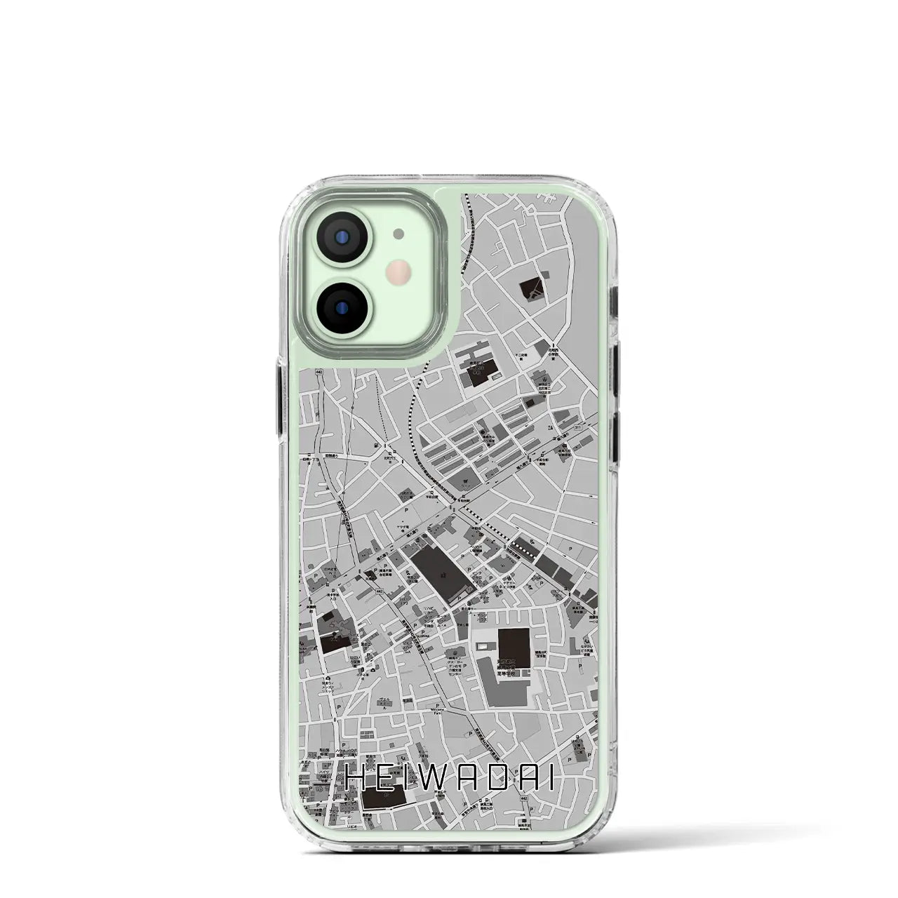 【平和台(東京都)】地図柄iPhoneケース(MagSafeタイプ)