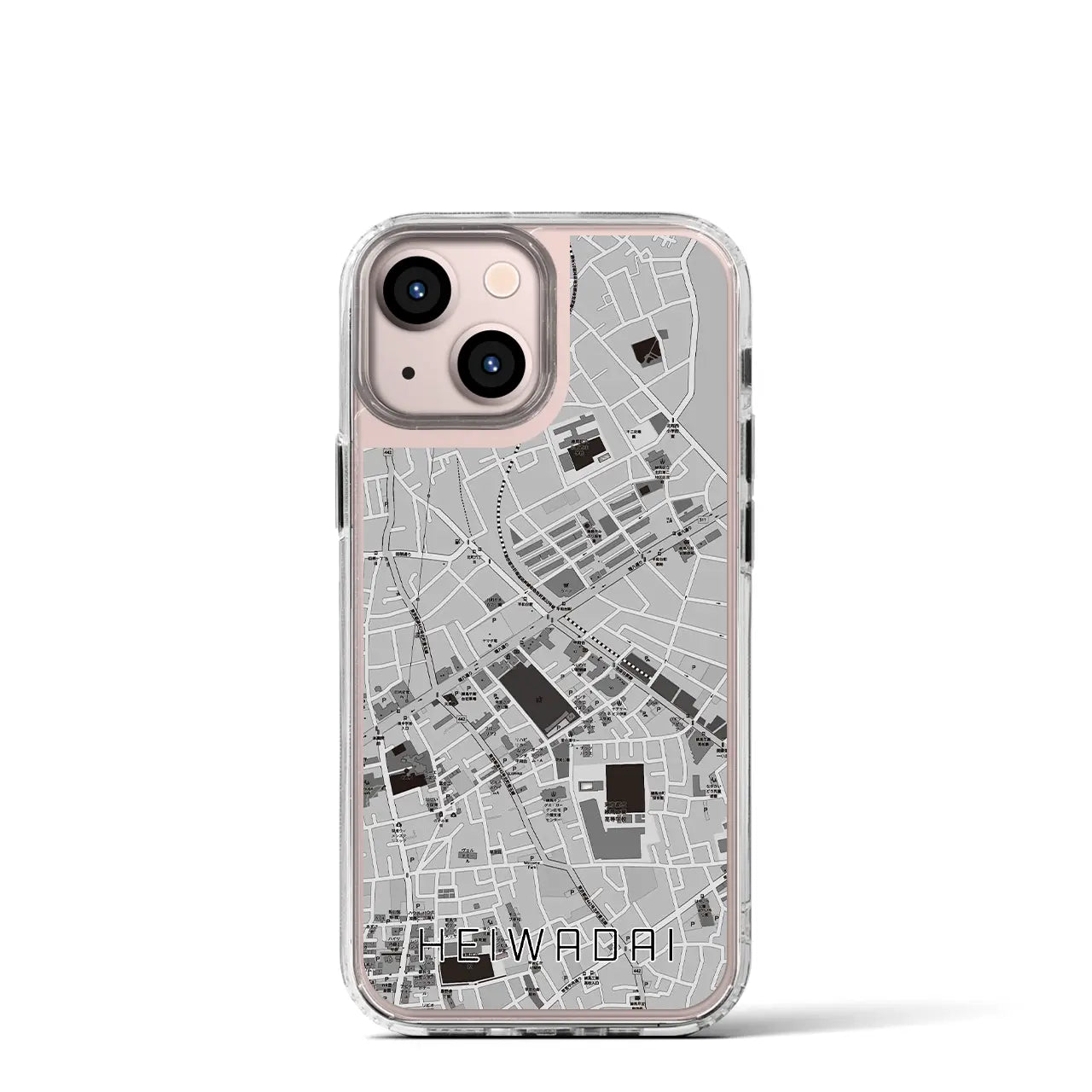 【平和台(東京都)】地図柄iPhoneケース(MagSafeタイプ)