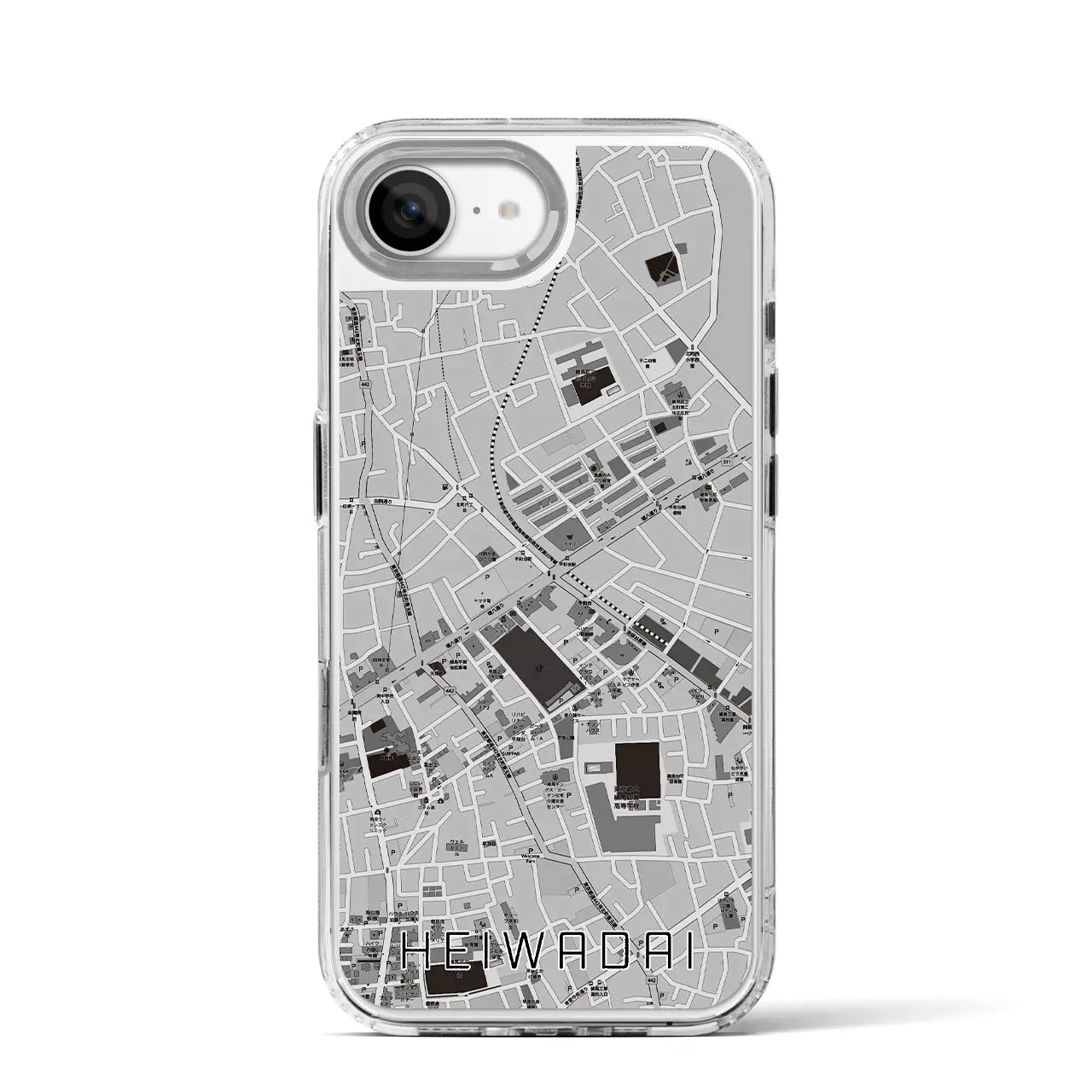 【平和台(東京都)】地図柄iPhoneケース(MagSafeタイプ)