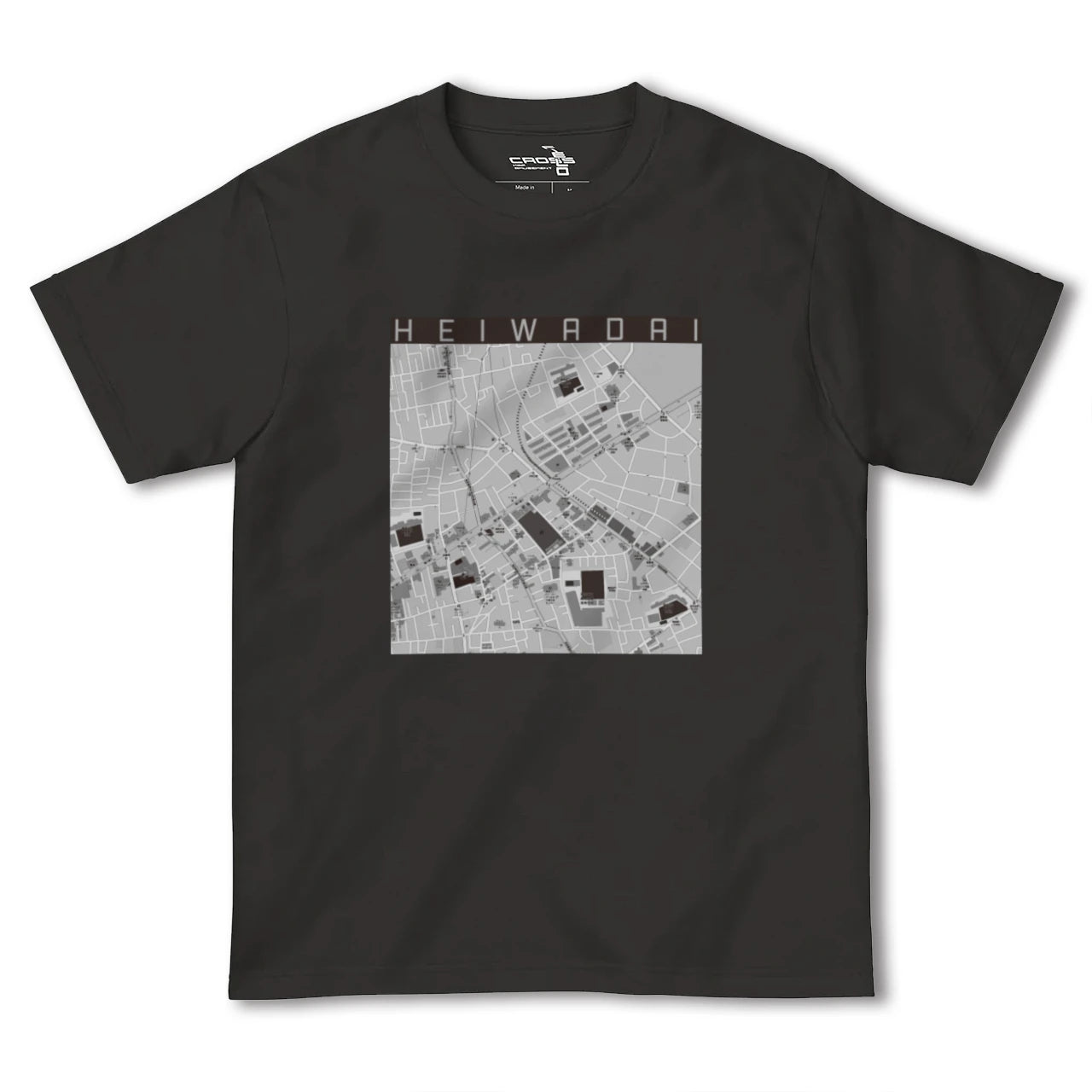【平和台(東京都)】地図柄ヘビーウェイトTシャツ