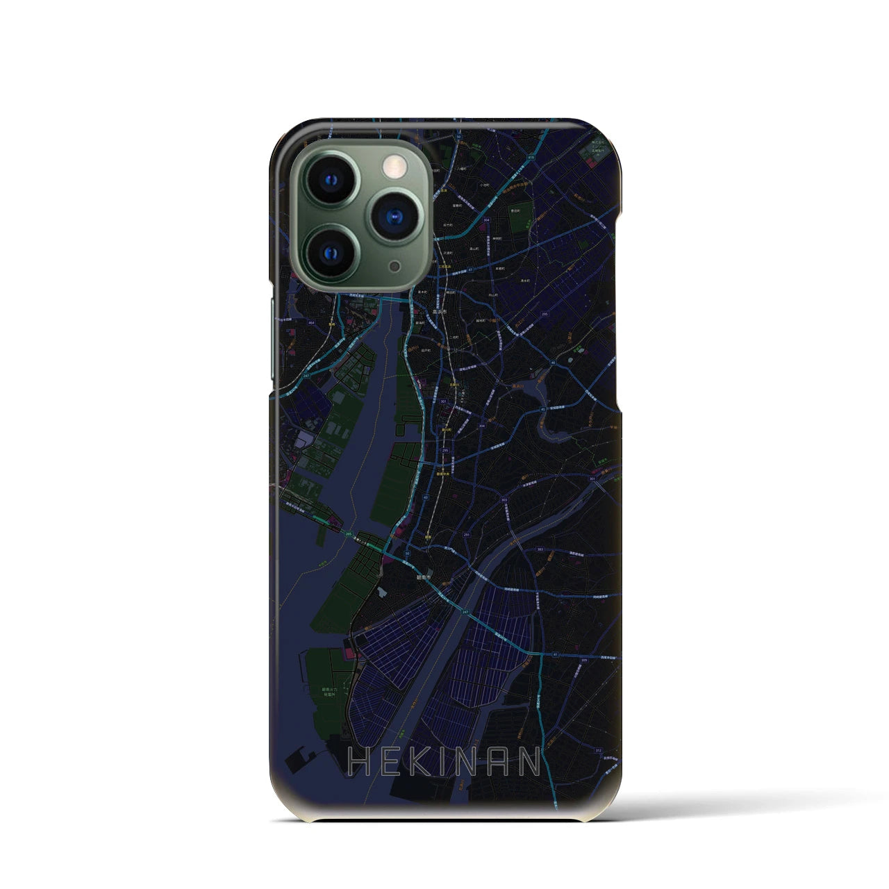 【碧南(愛知県)】地図柄iPhoneケース(バックカバータイプ)