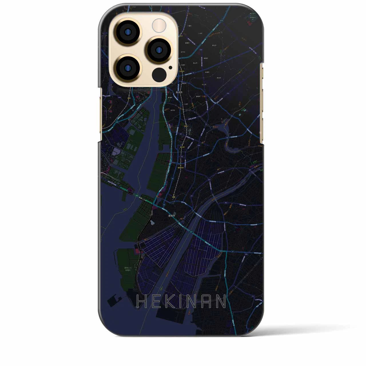 【碧南(愛知県)】地図柄iPhoneケース(バックカバータイプ)