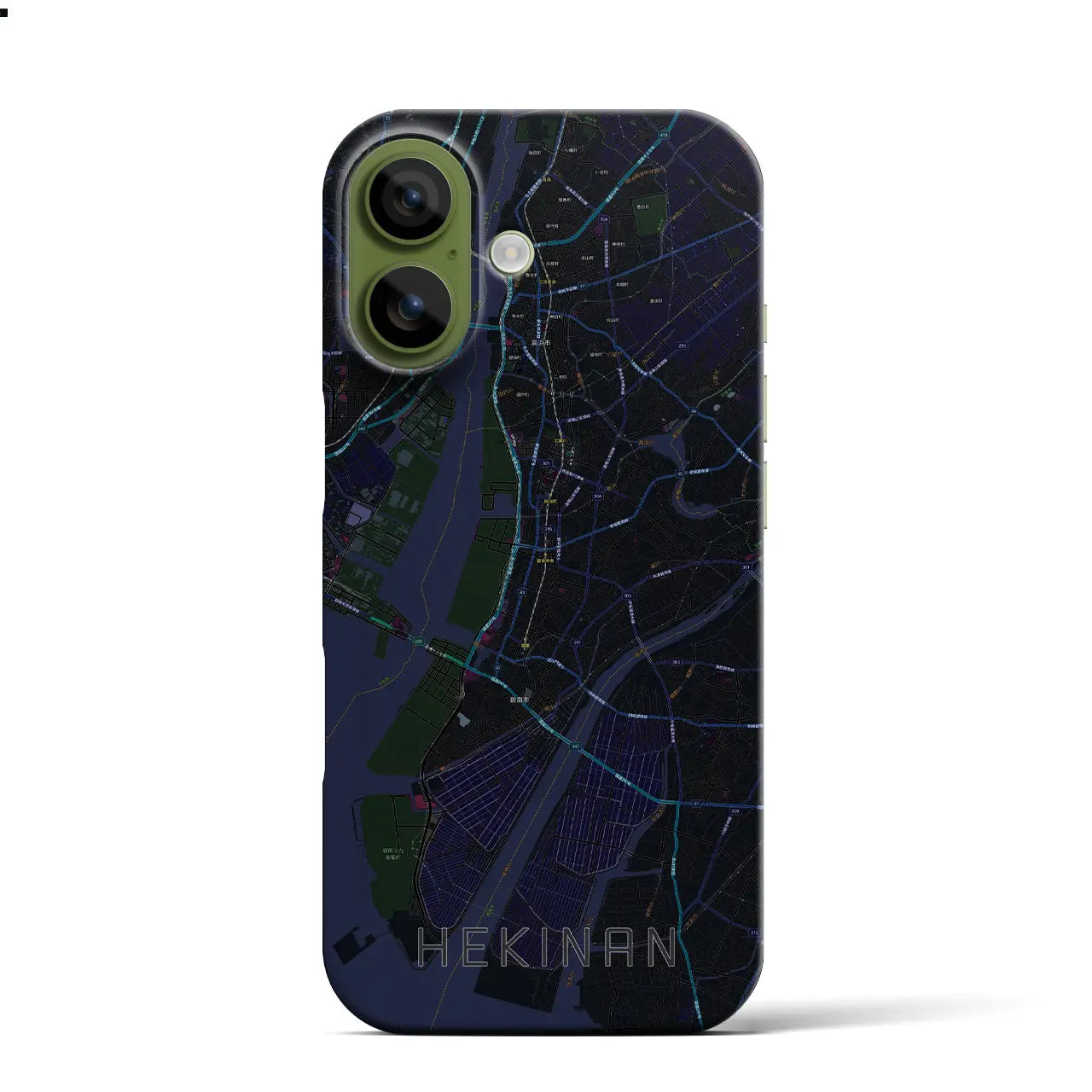 【碧南(愛知県)】地図柄iPhoneケース(バックカバータイプ)