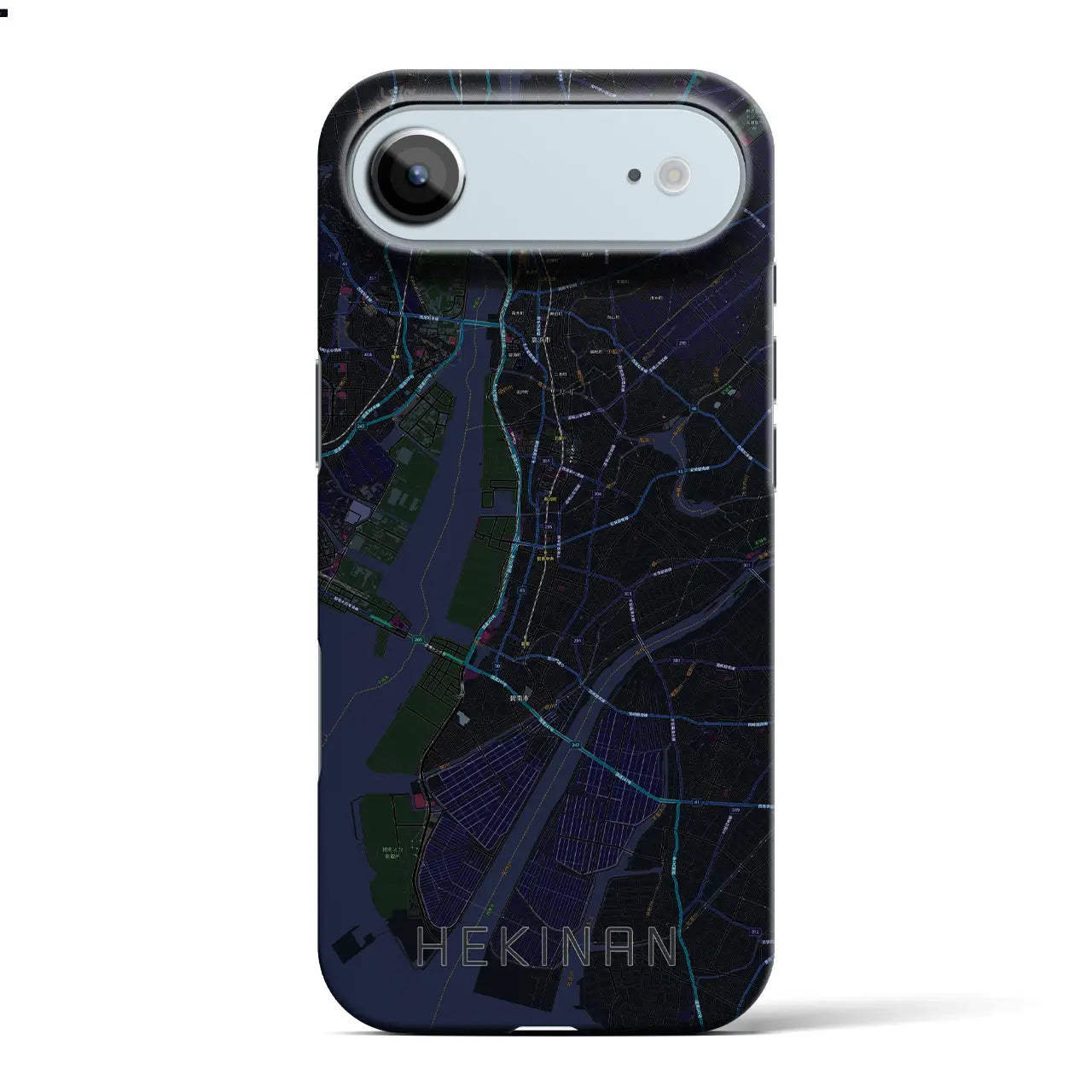 【碧南(愛知県)】地図柄iPhoneケース(バックカバータイプ)